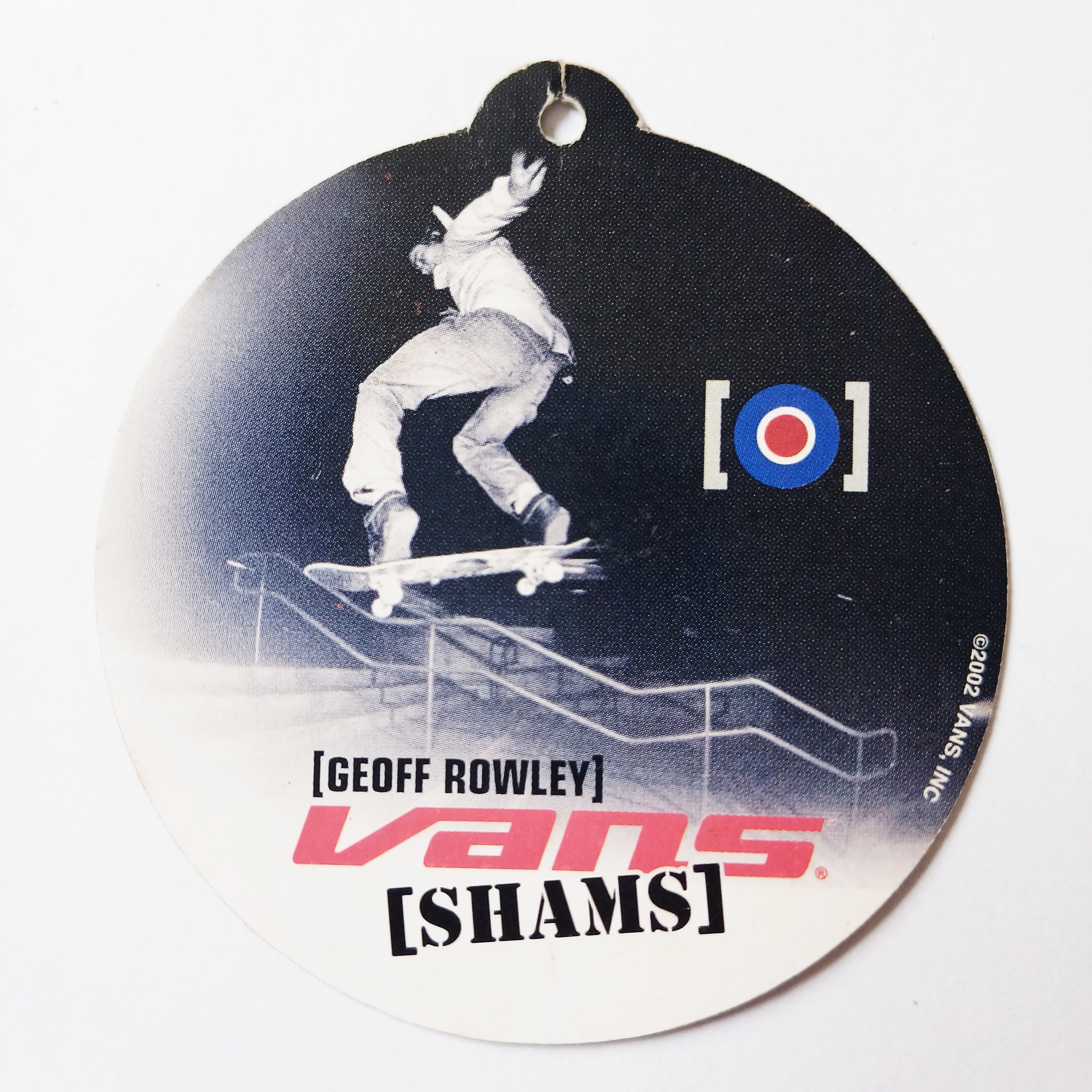 Vans Geoff Rowley Mod-Target Shoe Tag Skateboard Sticker