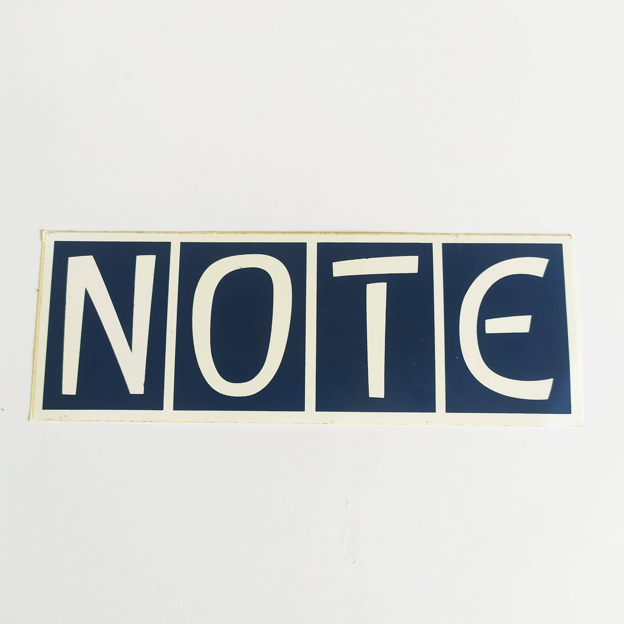 Note Shop Sticker - SkateboardStickers.com