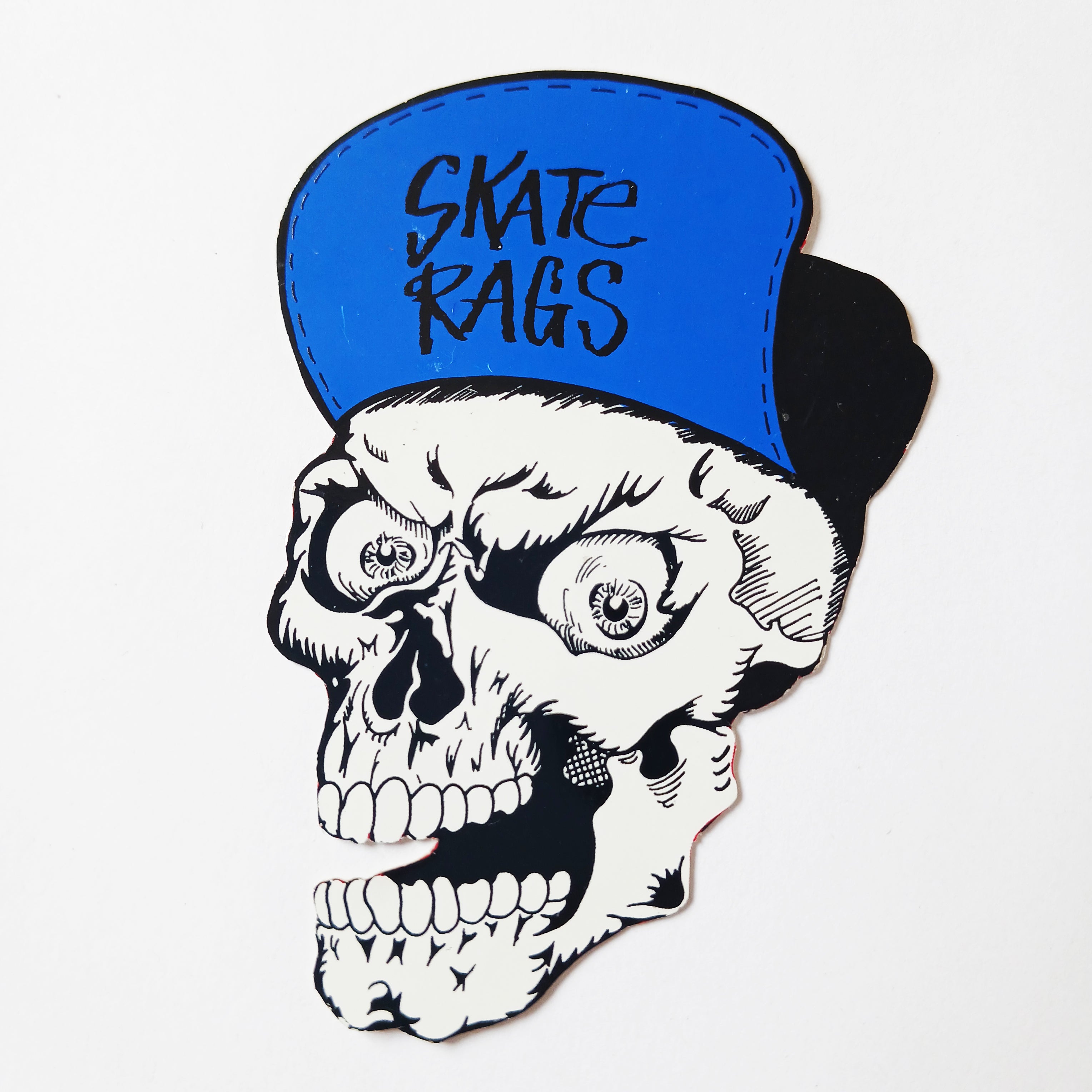 Skate Rags Old School Skateboard Sticker