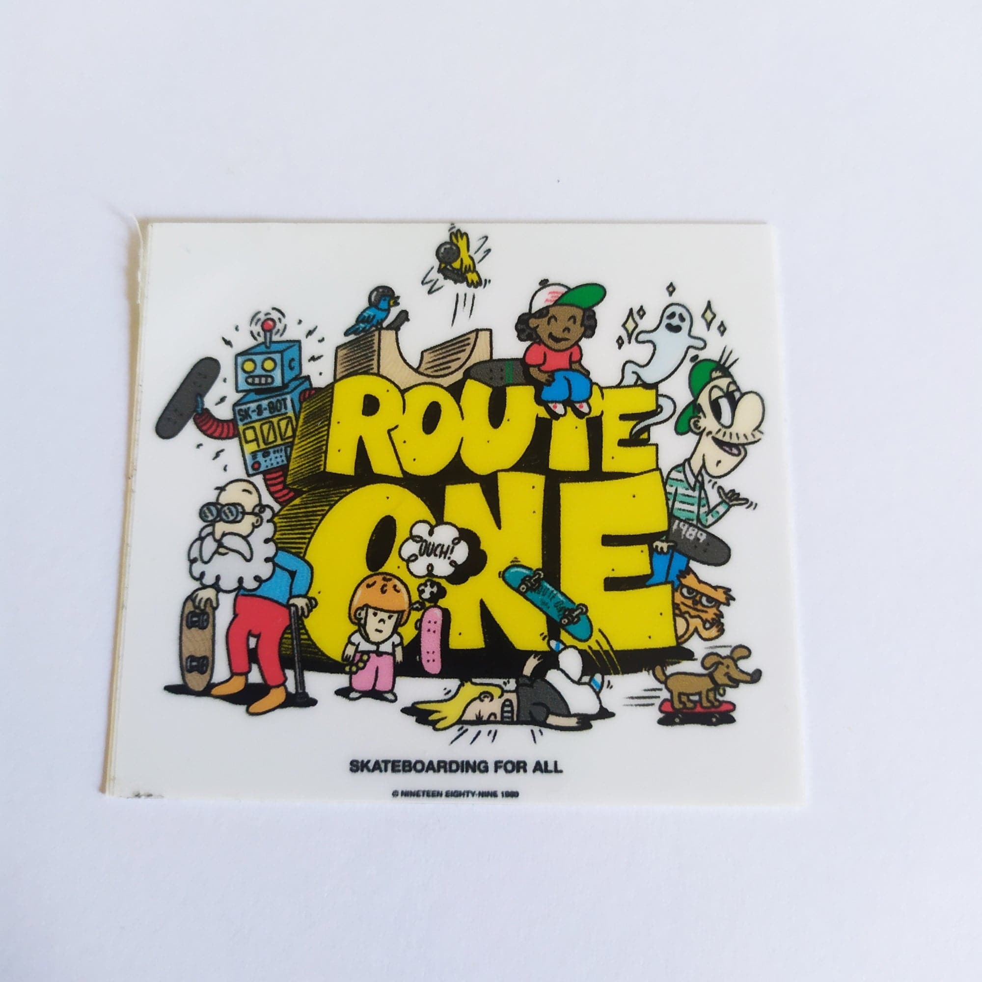 Route One Sticker - SkateboardStickers.com