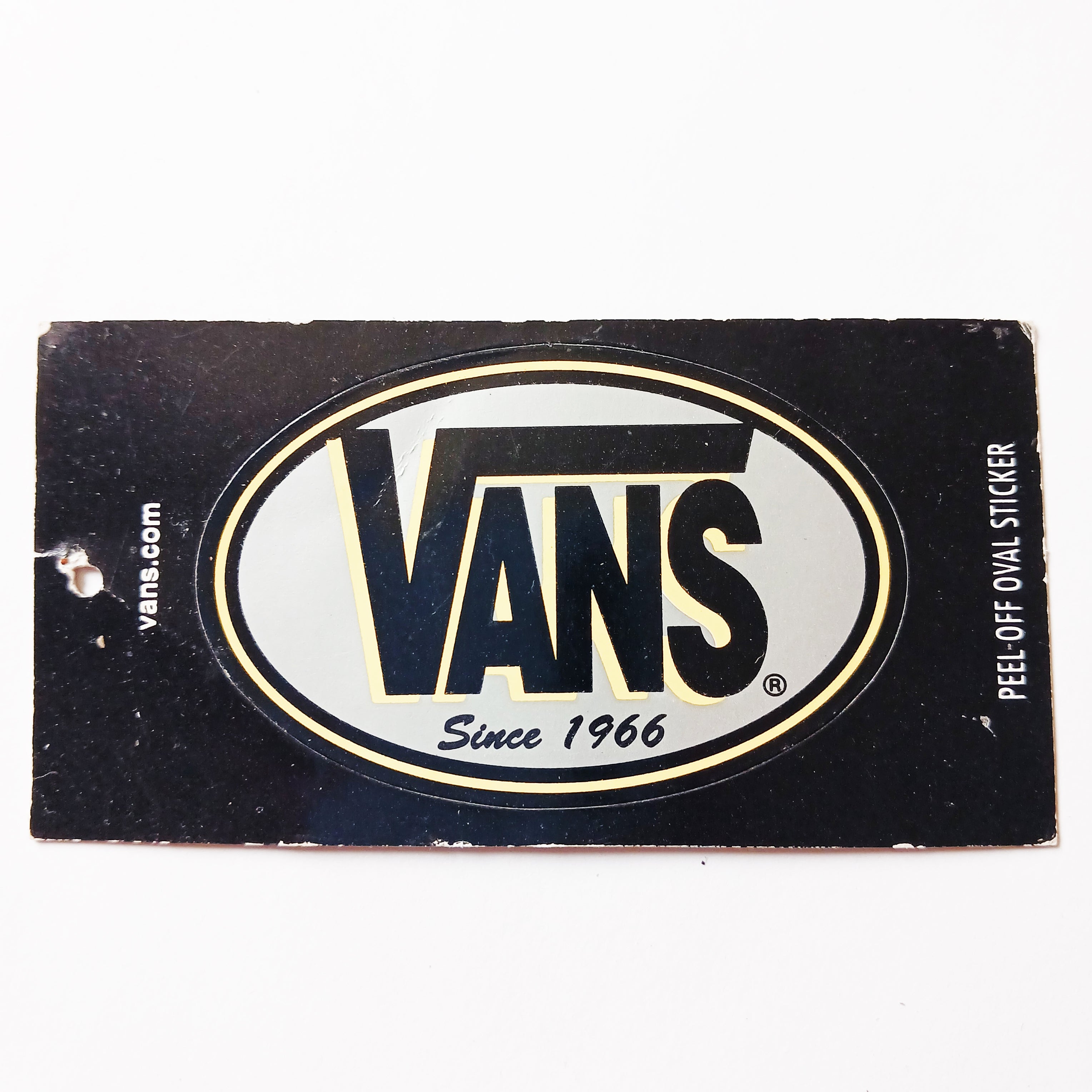 Vans "30 years of California Sole" Skate Shoe Tag Sticker