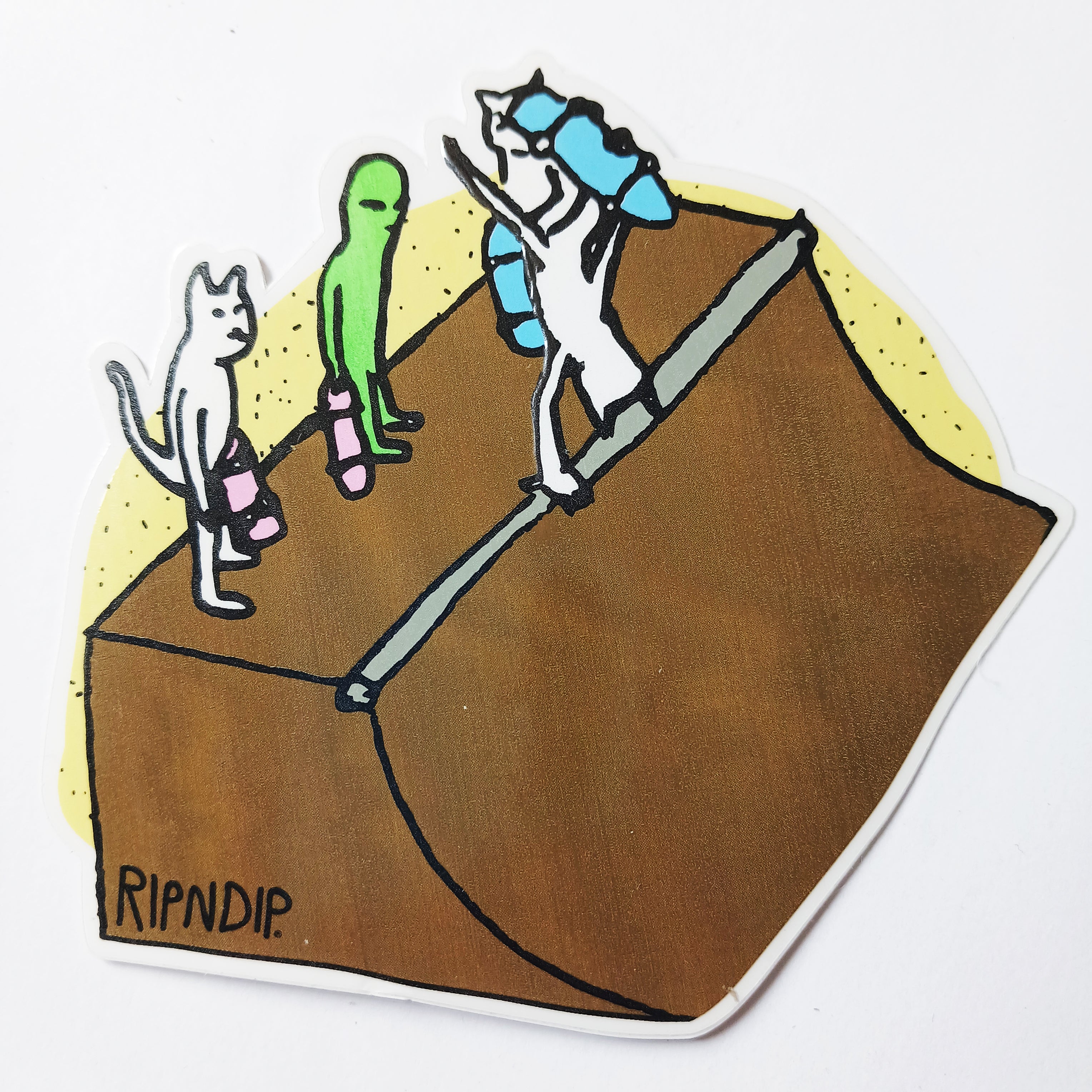 RIPNDIP Quarterpipe Session Sticker