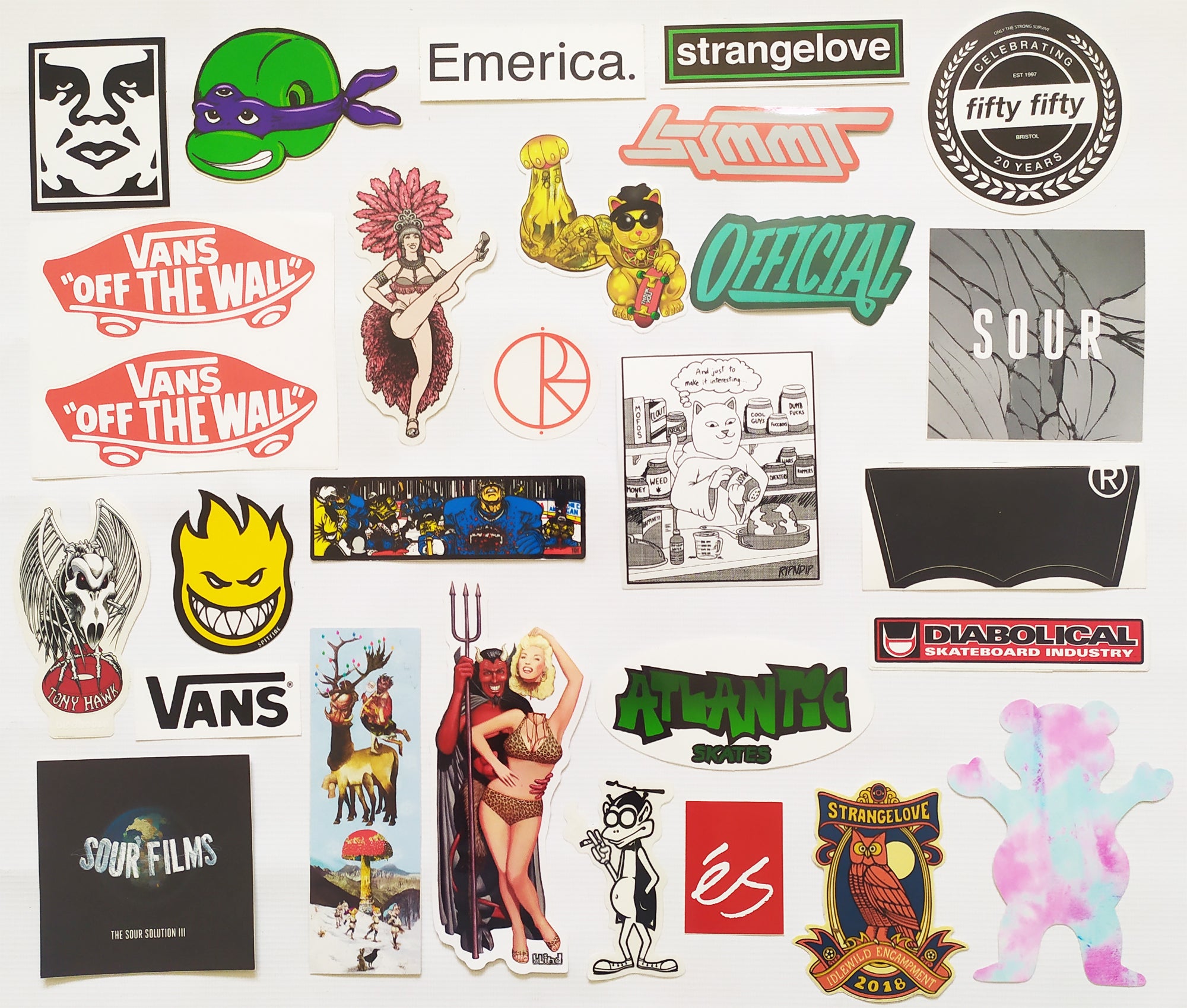 Bundle Skate Sticker Pack #100