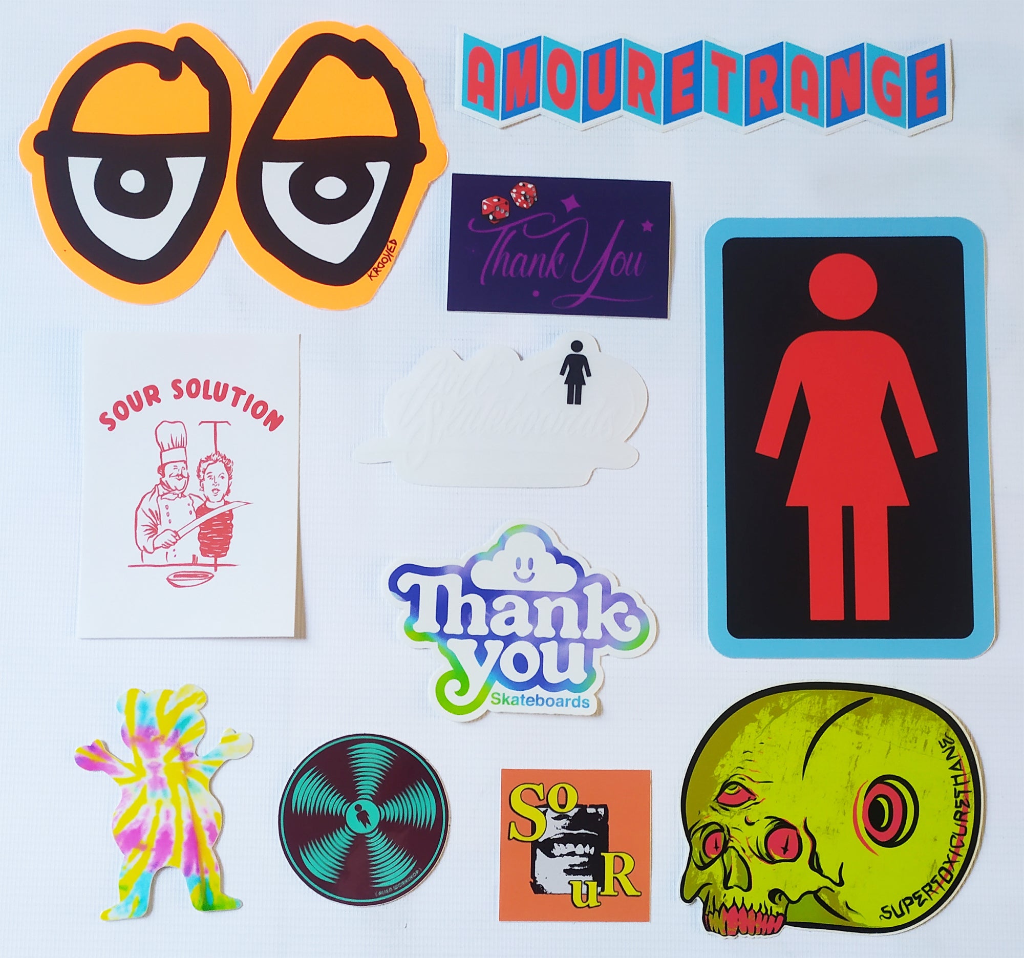 Bundle Skate Sticker Pack #72 - SkateboardStickers.com