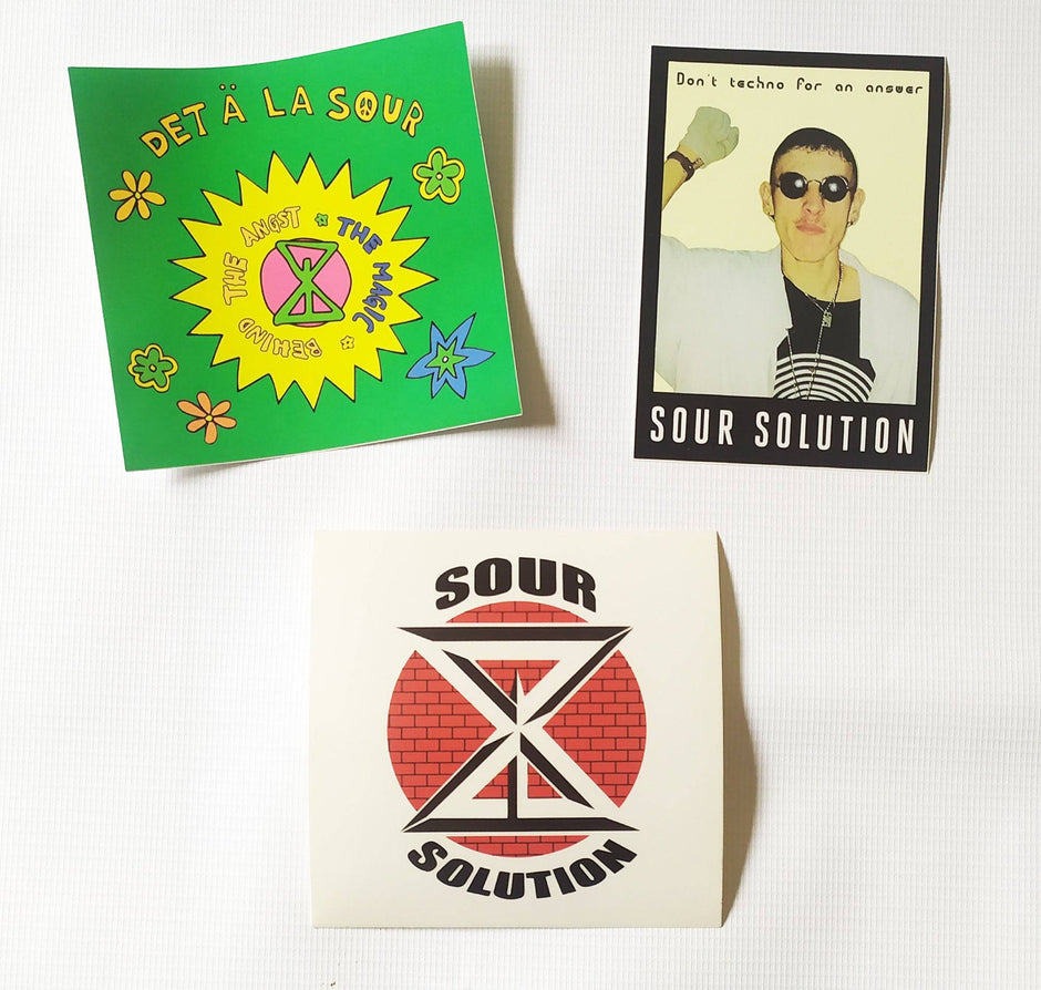 Sour Solution Skateboards Sticker Pack Bundle | SkateboardStickers.com