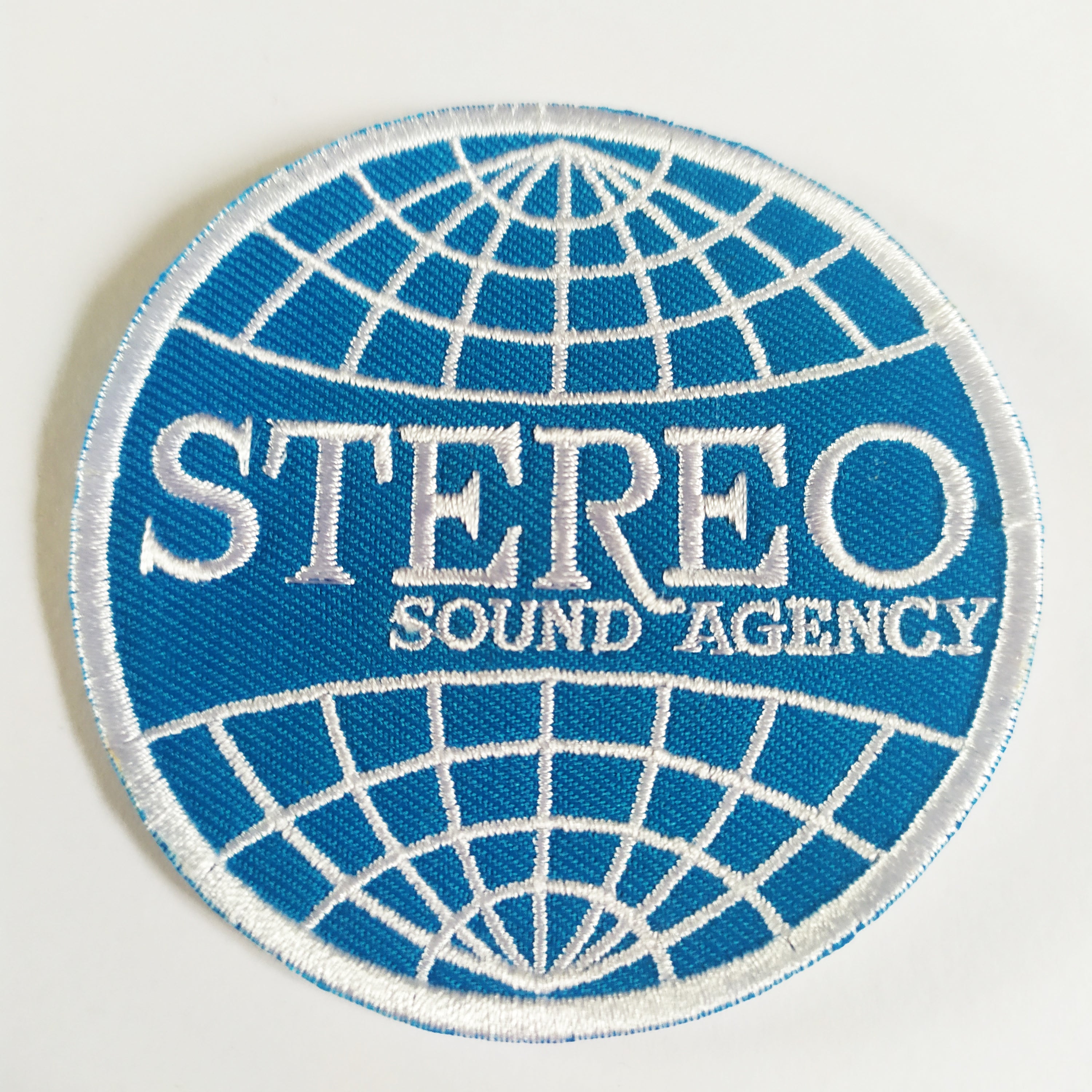 Stereo Skateboards Patch - Blue - New Old Stock from the 90s