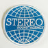 Stereo Skateboards Patch - Blue - New Old Stock from the 90s