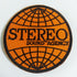 Stereo Skateboards Patch - Orange - New Old Stock from the 90s
