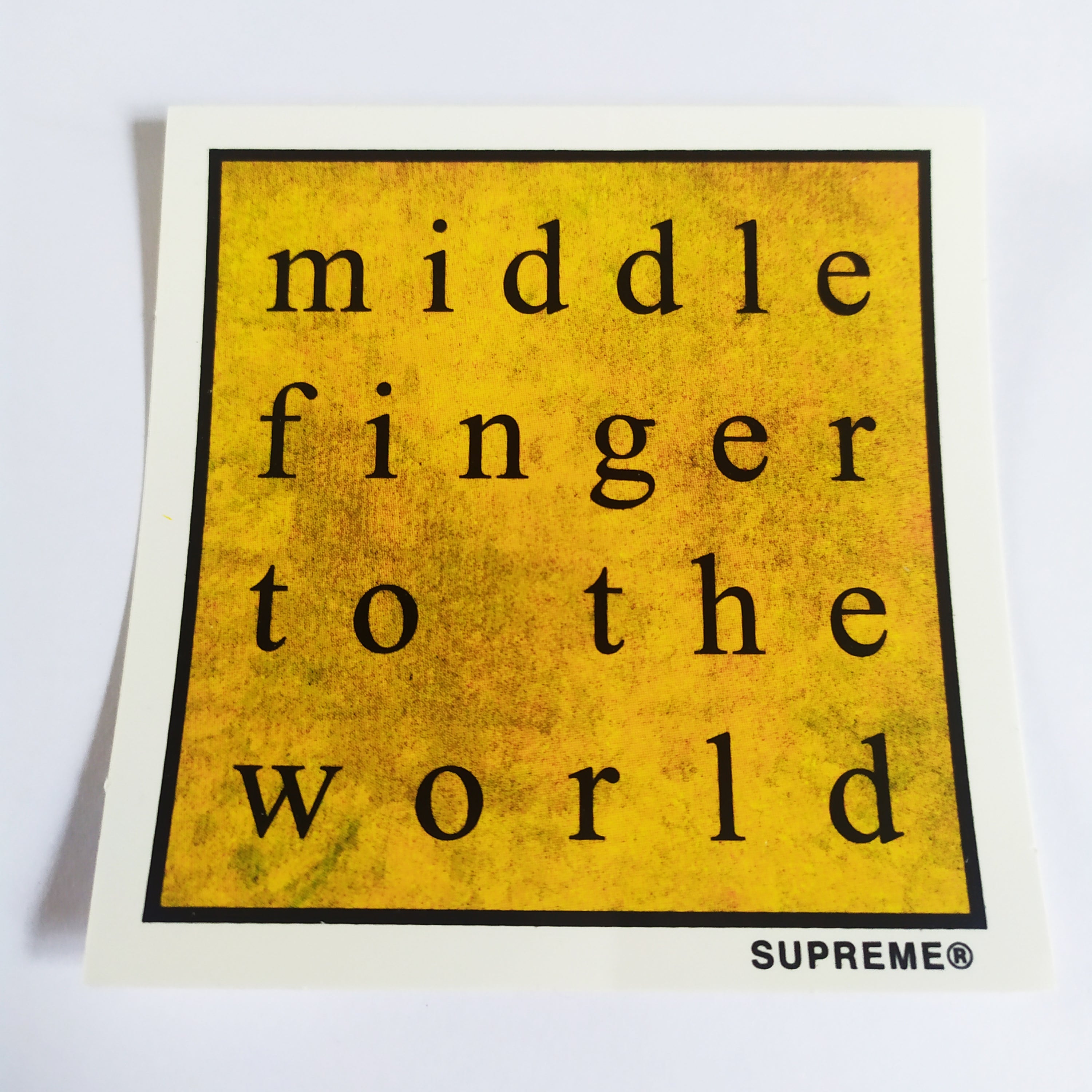 Supreme Skate Sticker