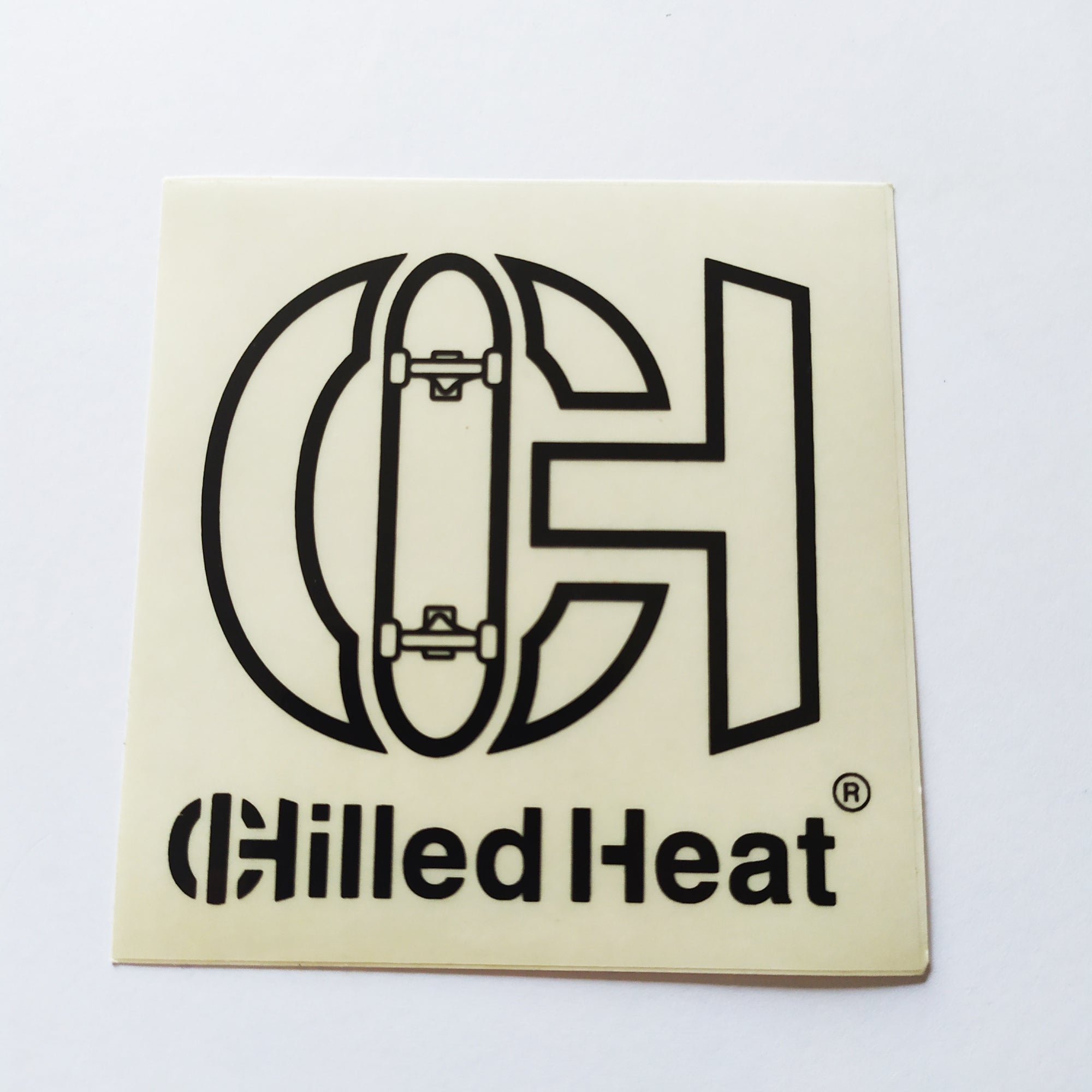 Chilled Heat Skateboard Sticker - SkateboardStickers.com