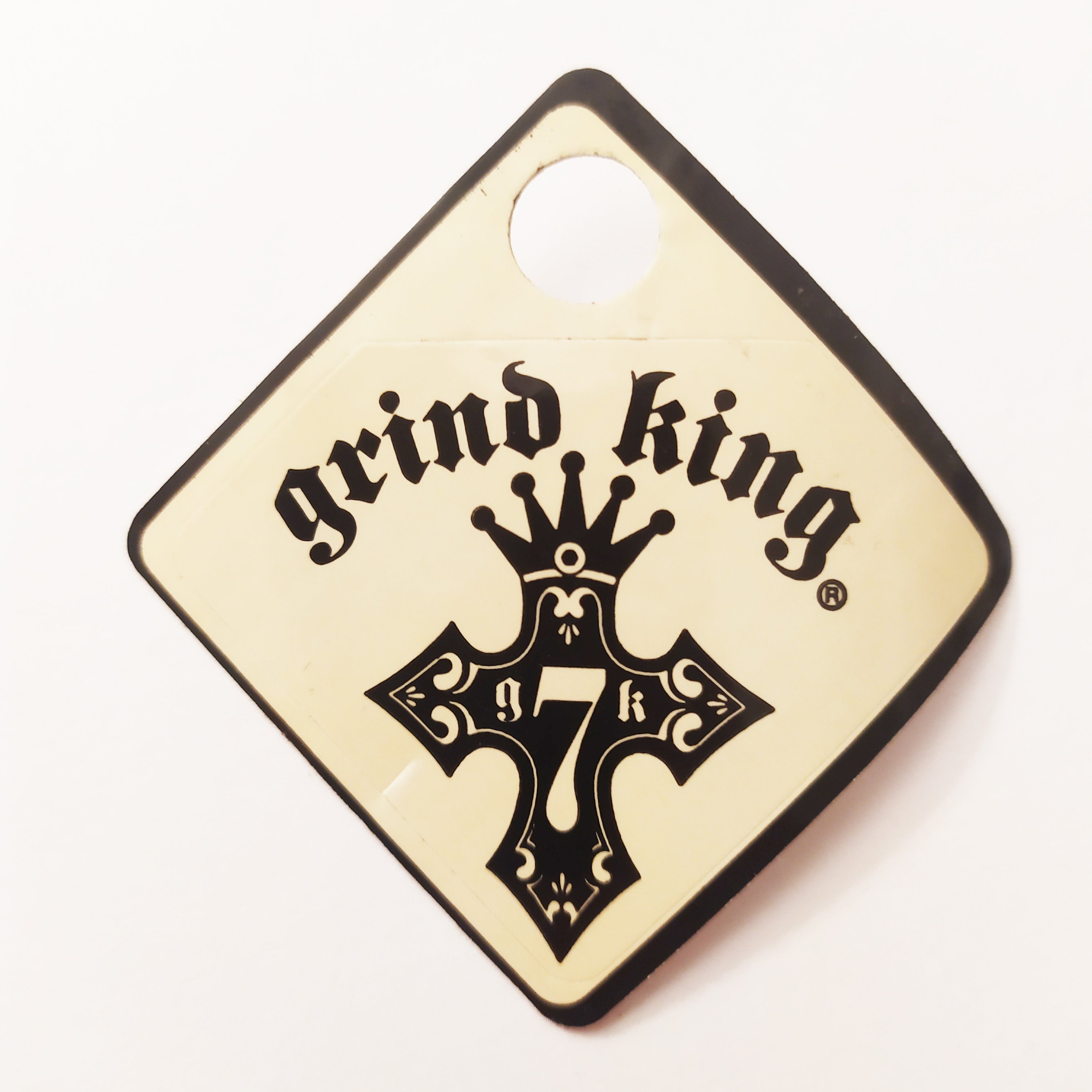 Grind King Skateboard Sticker Tag