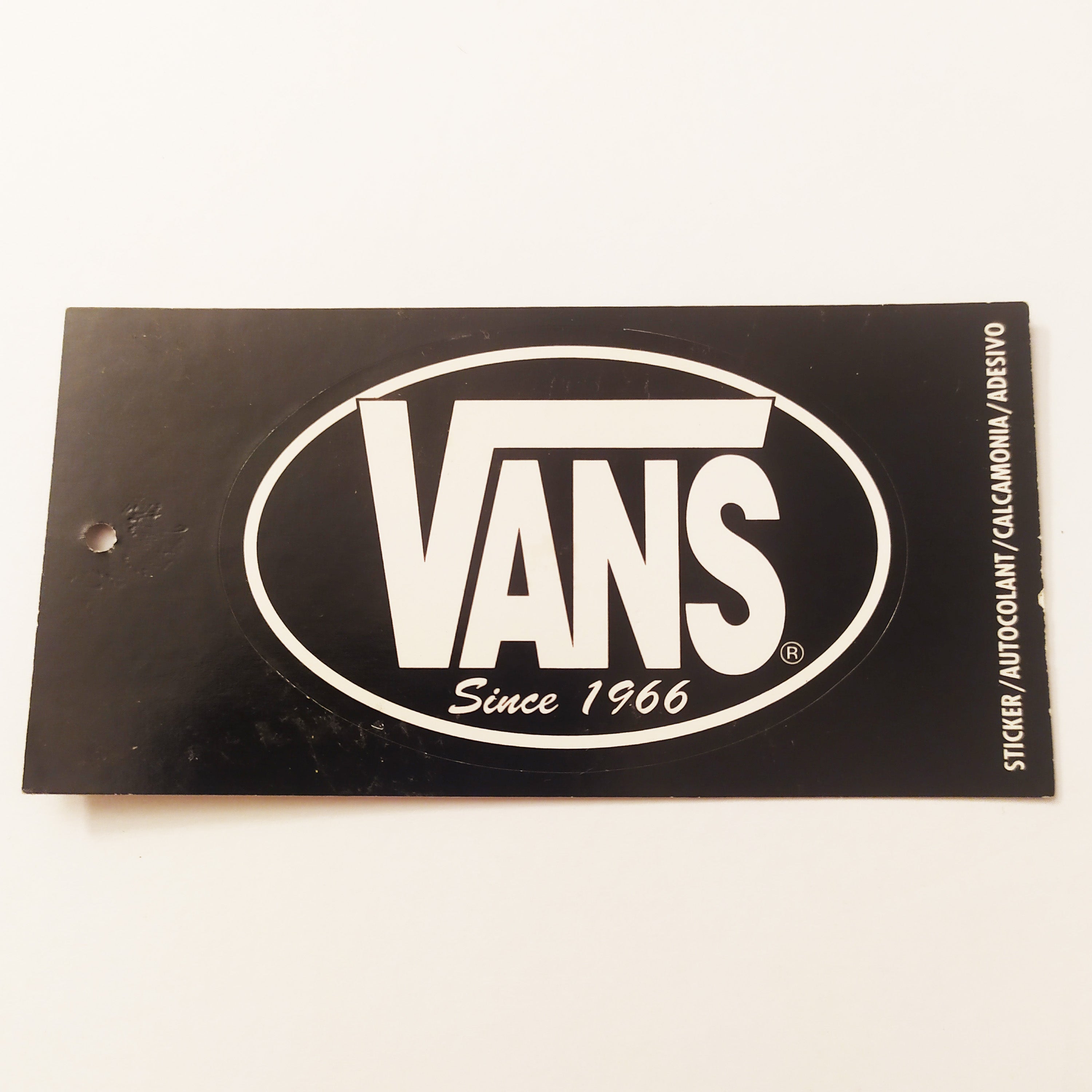 Vans Skateboard Sticker