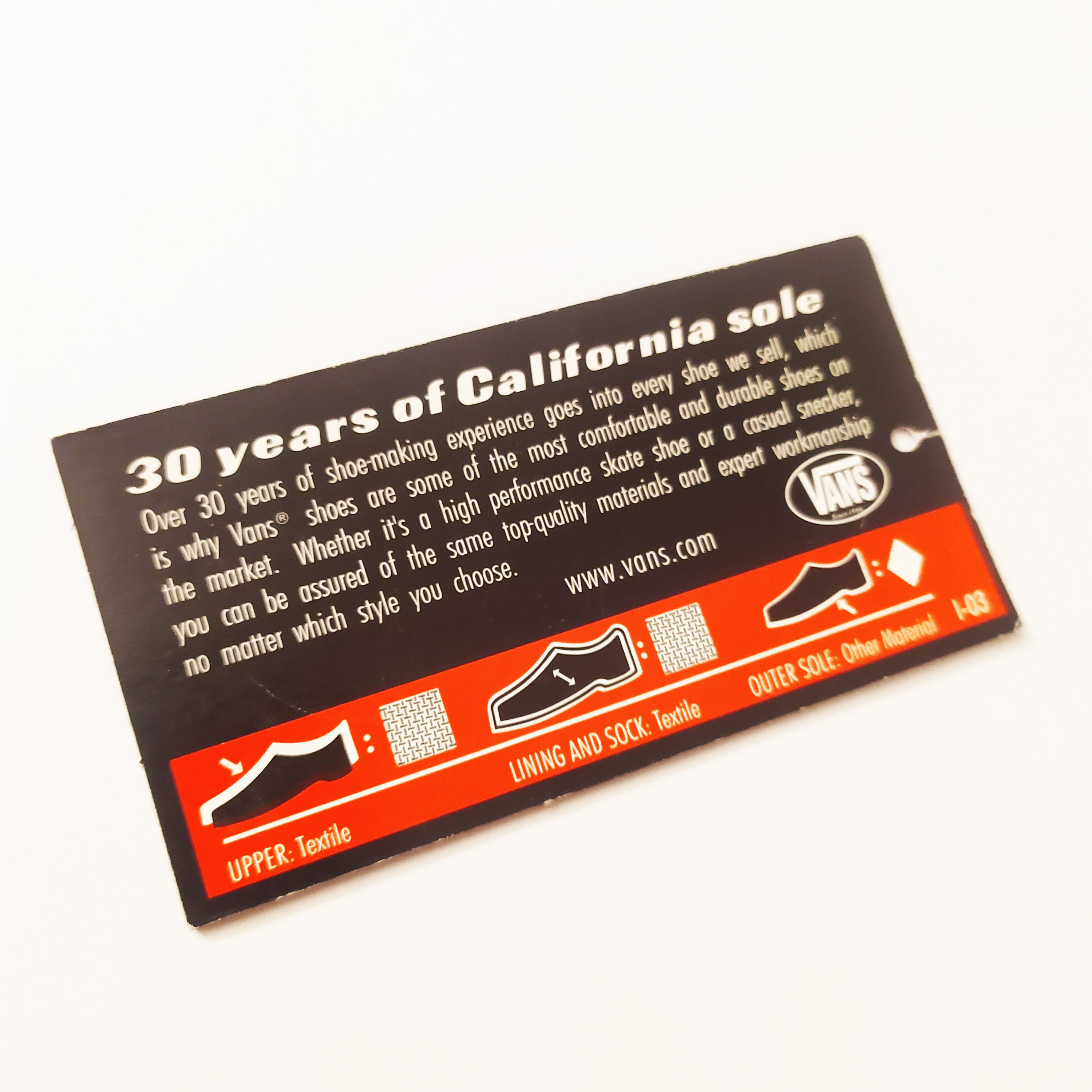 Vans "Off The Wall Classics" Skateboard Sticker