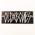 Old Bones Skateboard Sticker - Black