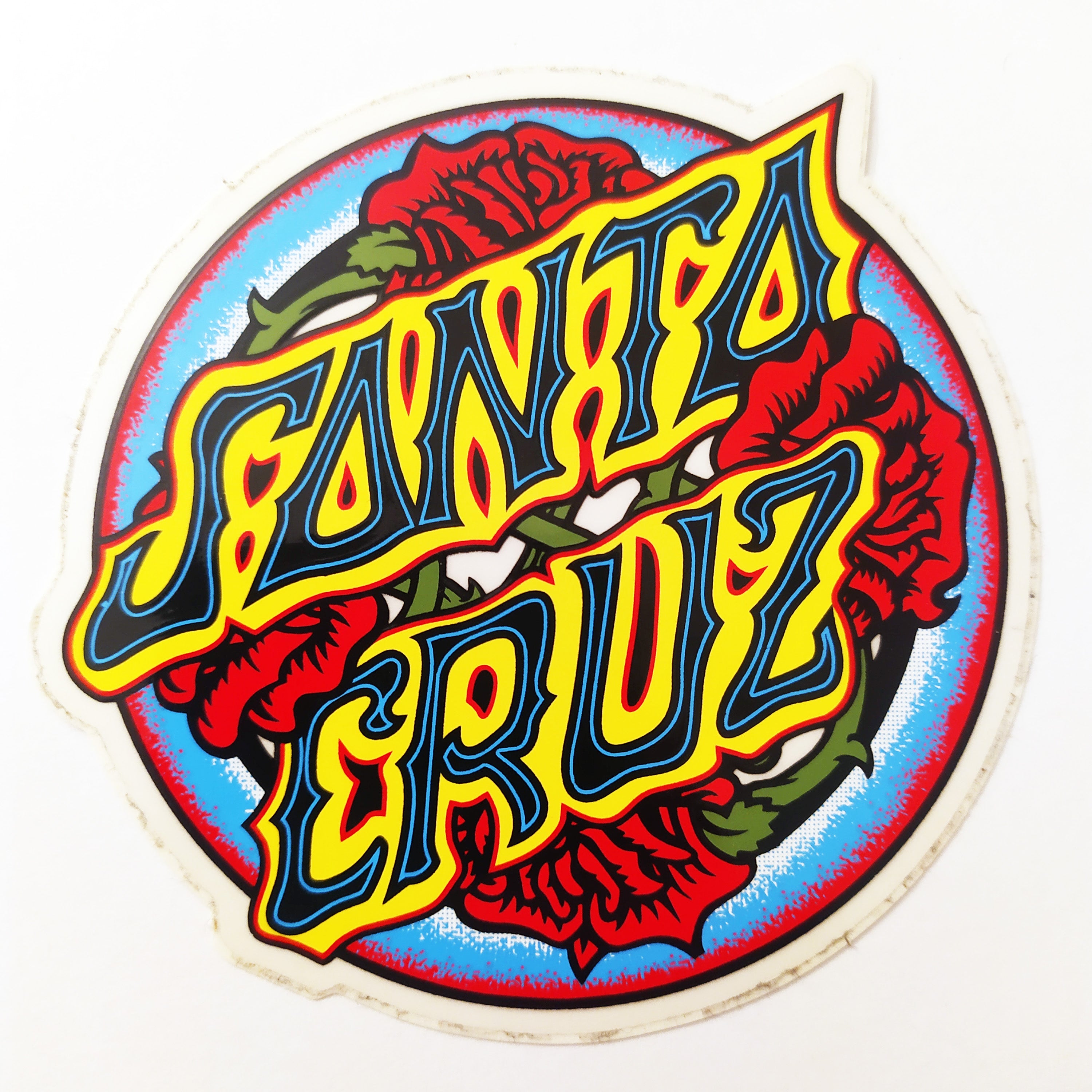 Santa Cruz Skateboard Sticker "Dressen Roses"