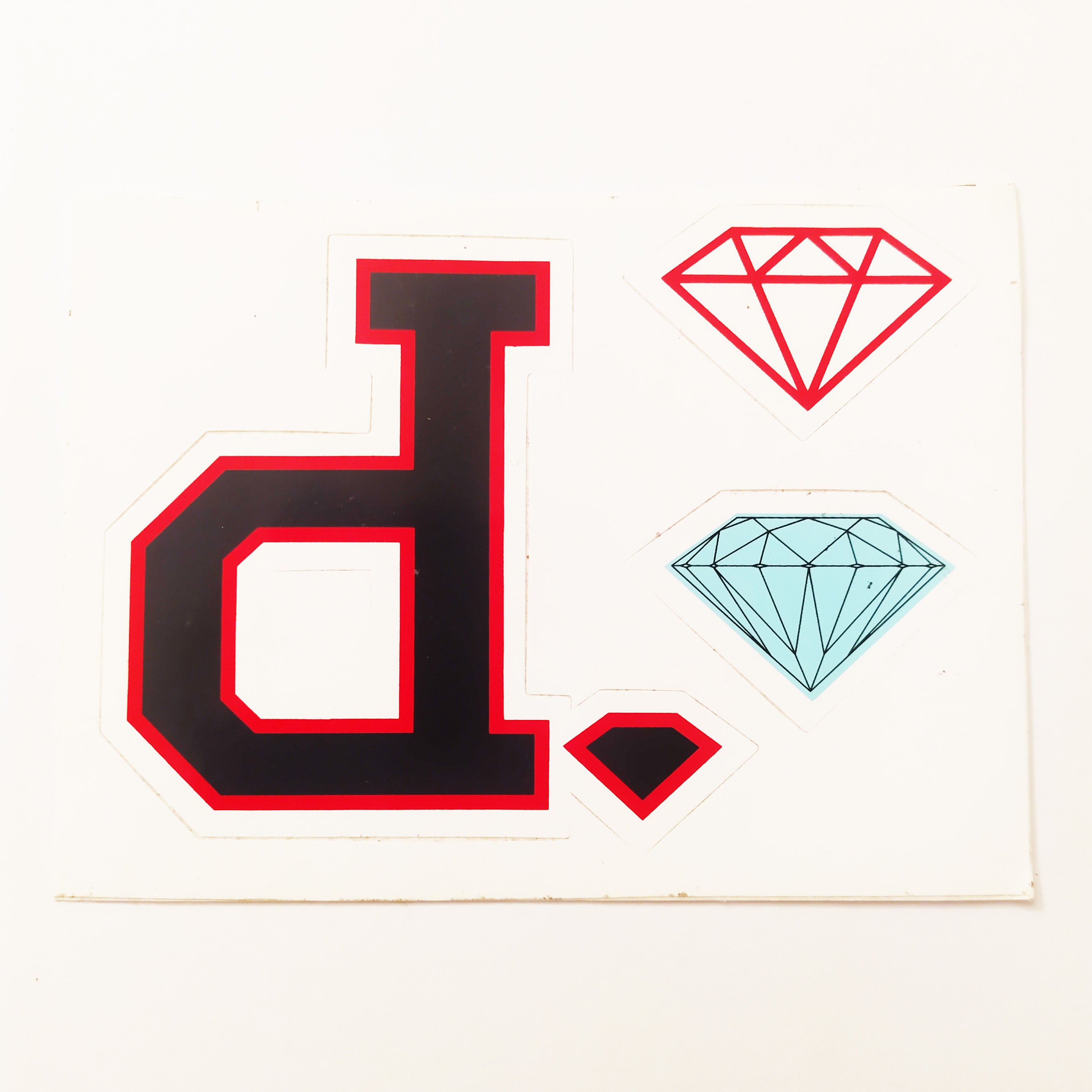Diamond Supply Co. Skateboard Sticker Sheet