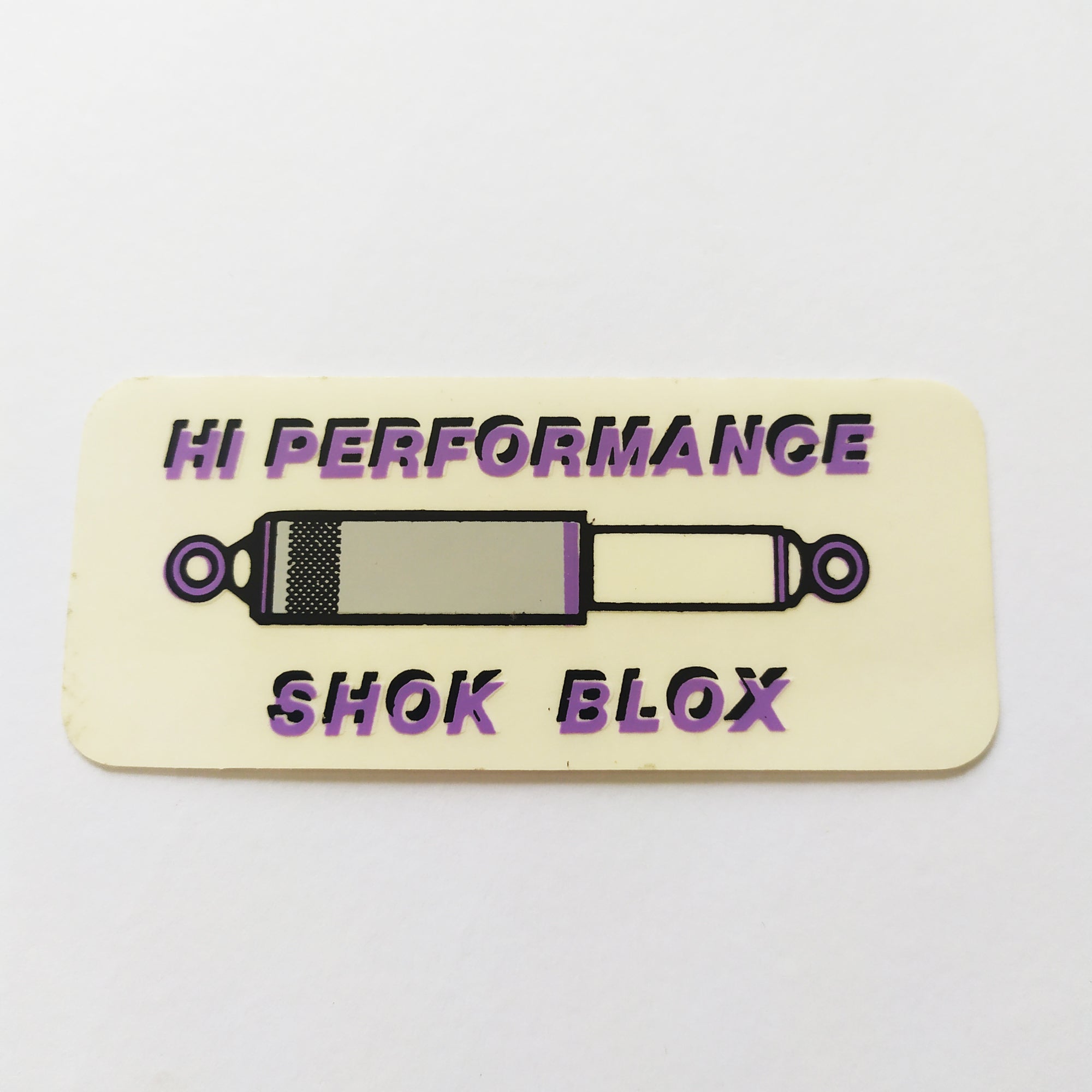 Shok Blox 80s Skateboard Sticker - SkateboardStickers.com
