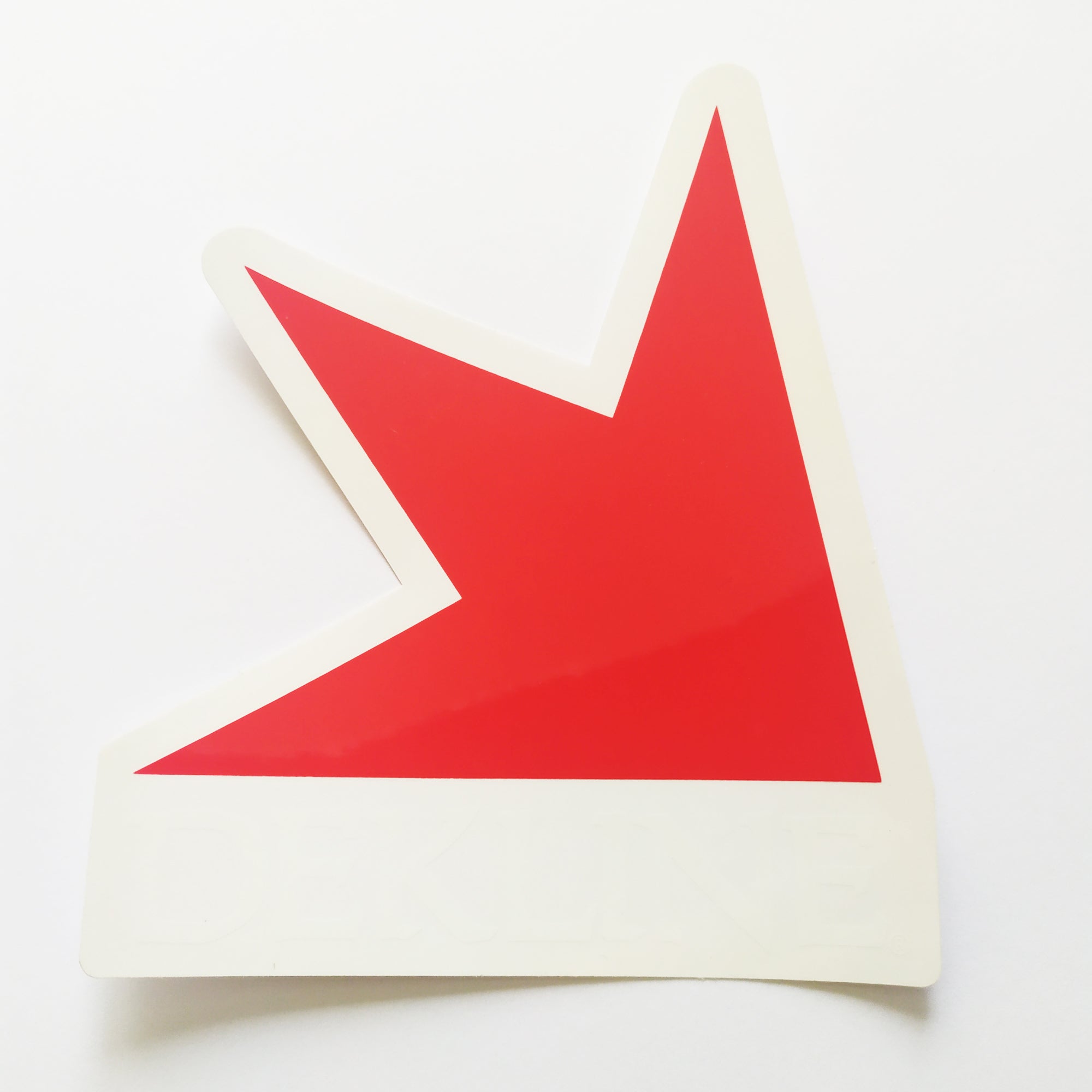 Dekline Footwear Skateboard Sticker - SkateboardStickers.com