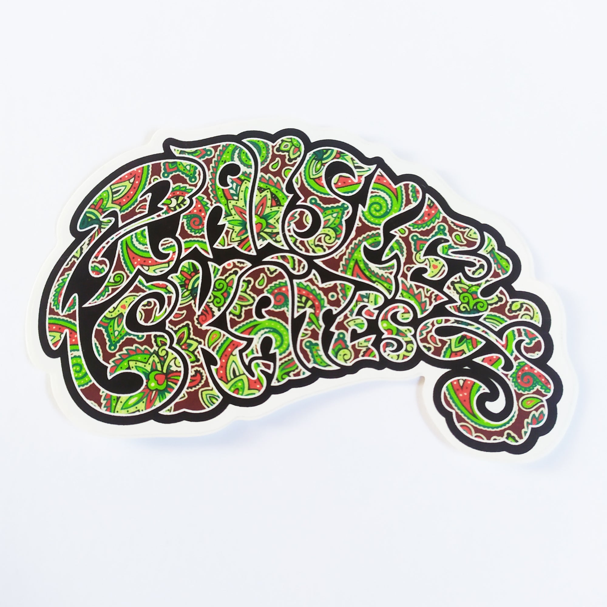 Paisley Skates Skateboard Sticker