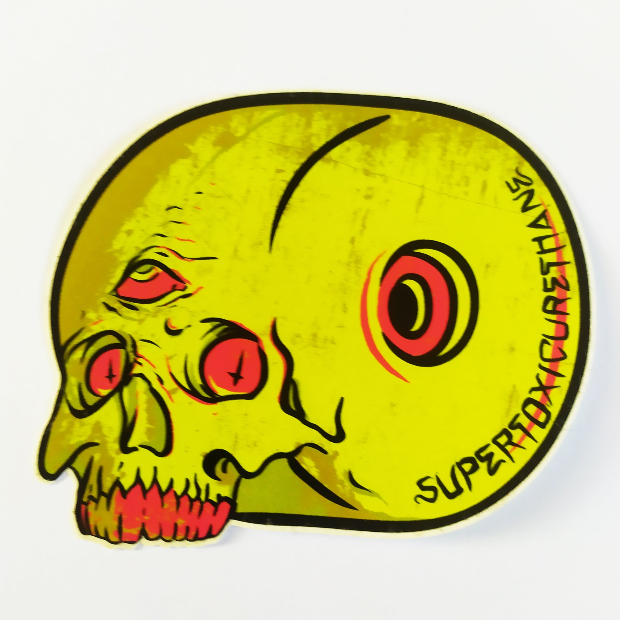 Super Toxic Urethane Skateboard Sticker