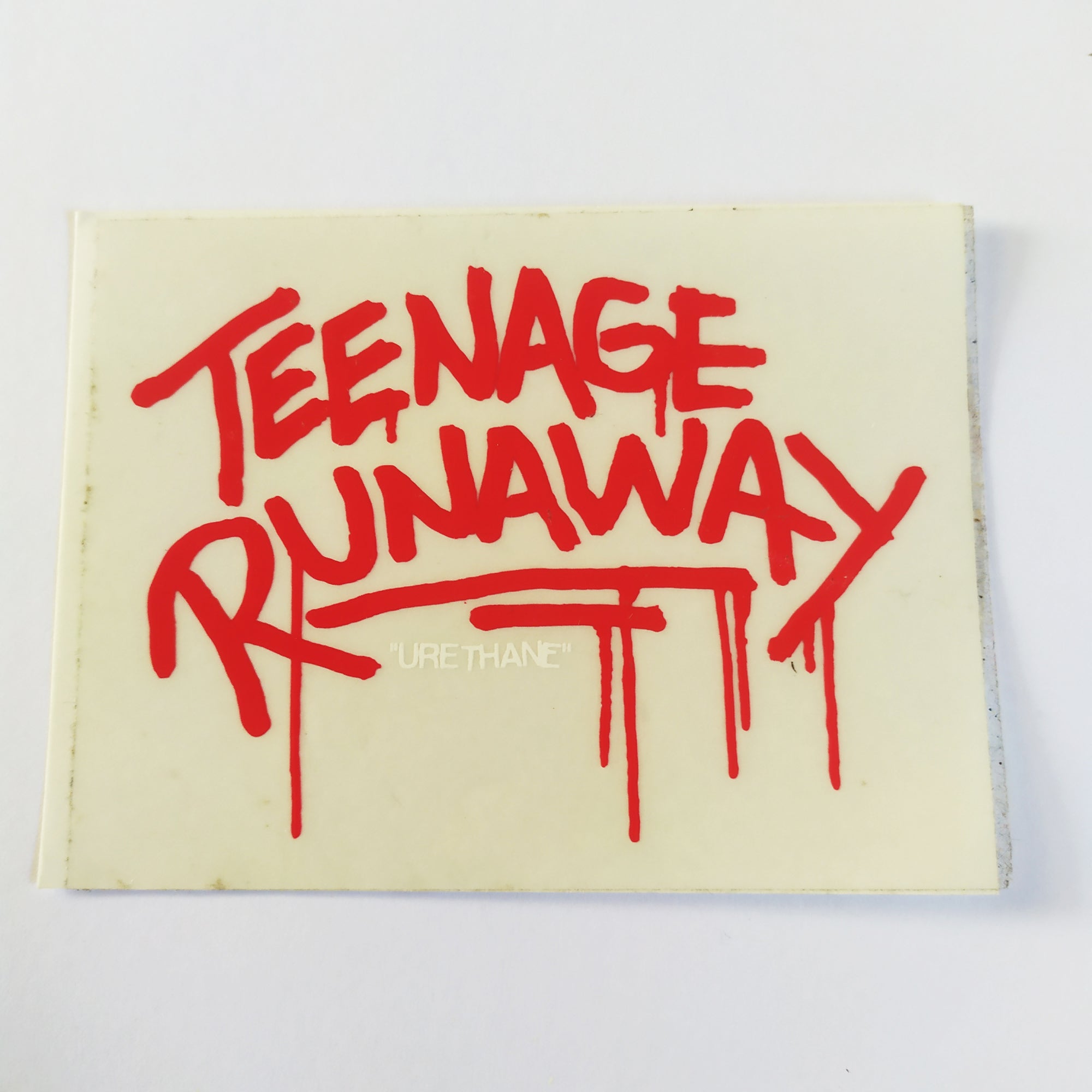 Teenage Runaway Wheels Skateboard Sticker