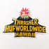 HUF X Thrasher Skateboard Sticker - Meltdown