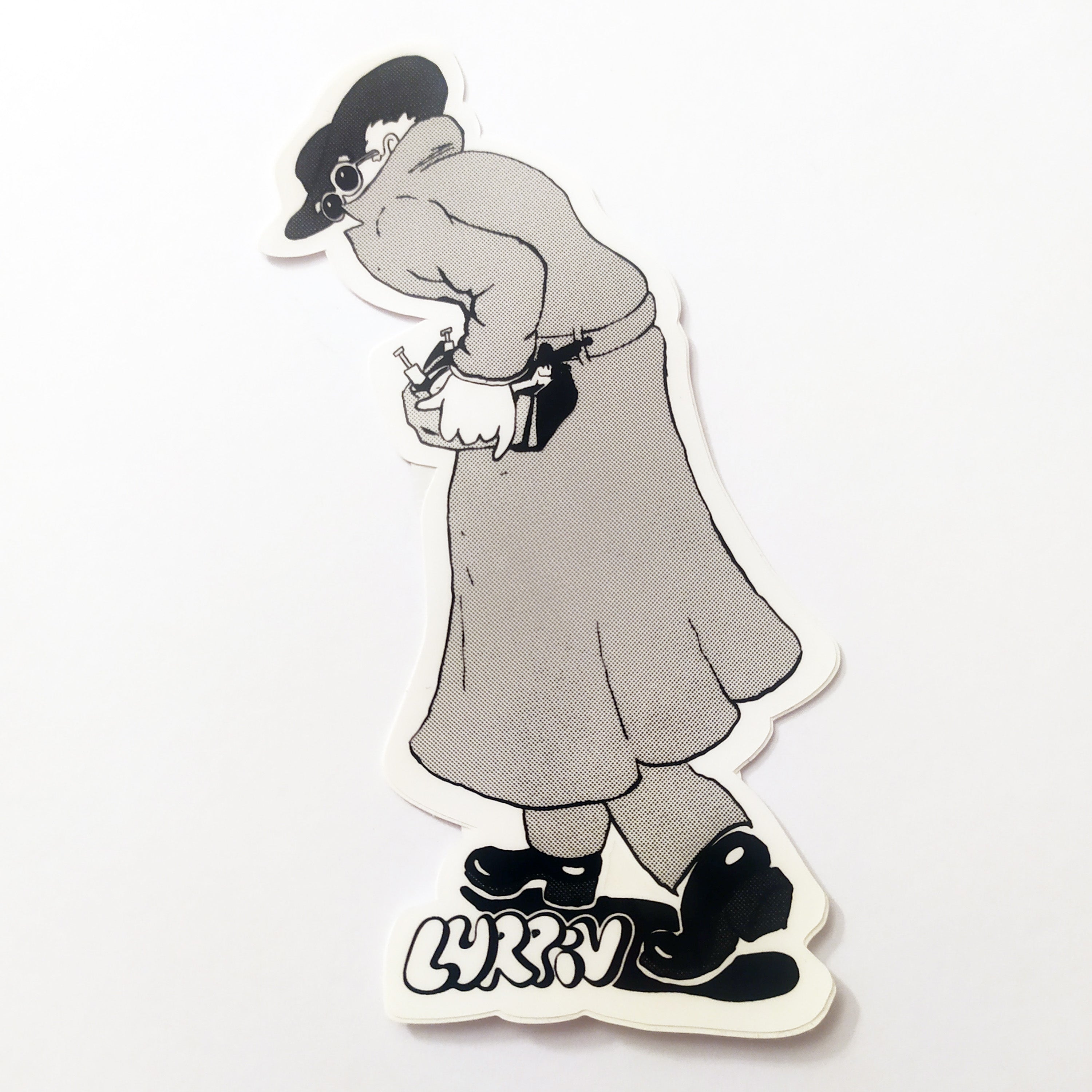 Lurpiv Skate Sticker - Hussler
