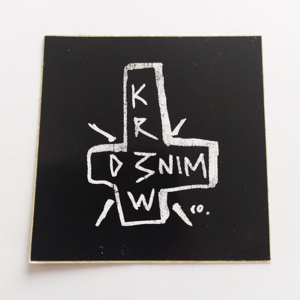 KR3W Skateboard Sticker - SkateboardStickers.com