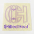 Chilled Heat Skate Sticker - SkateboardStickers.com
