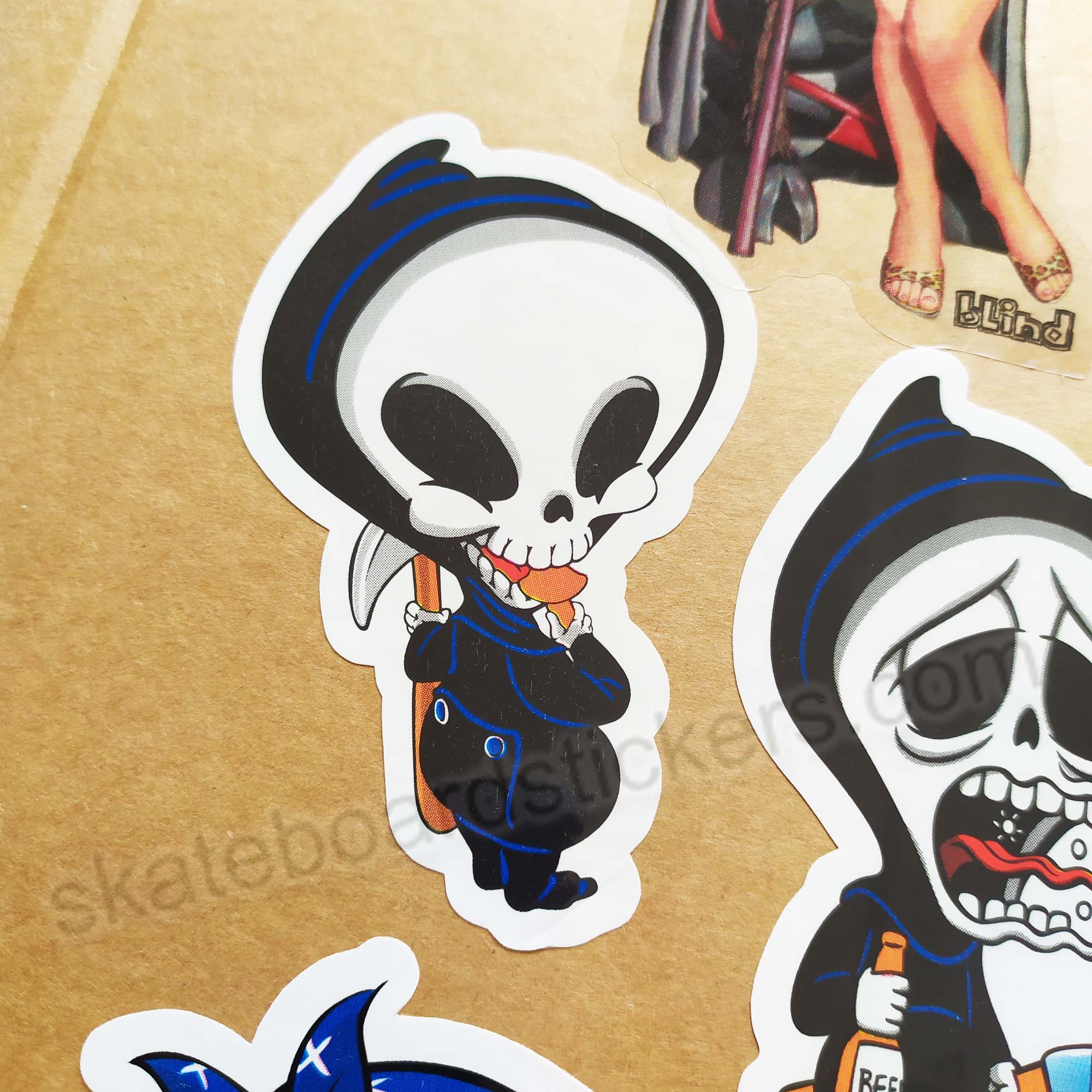 Blind Skateboards 'Reaper' Skateboard Sticker - SkateboardStickers.com