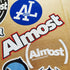 Almost Skateboards "Classic Logo" Skateboard Sticker - SkateboardStickers.com