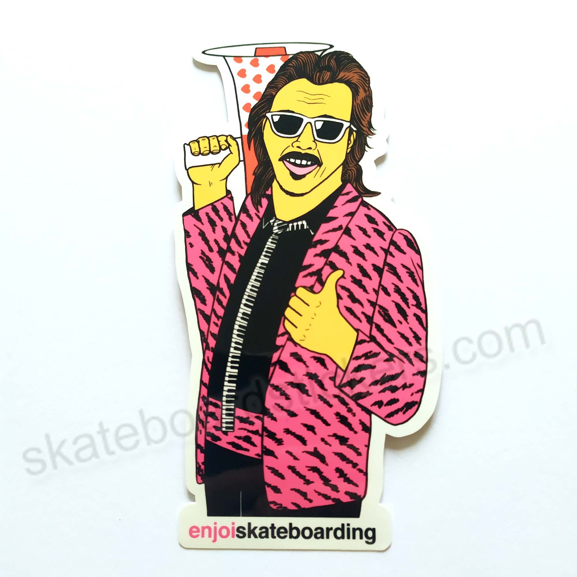 Enjoi X WWE 'Body Slam' Series Skateboard Sticker - SkateboardStickers.com
