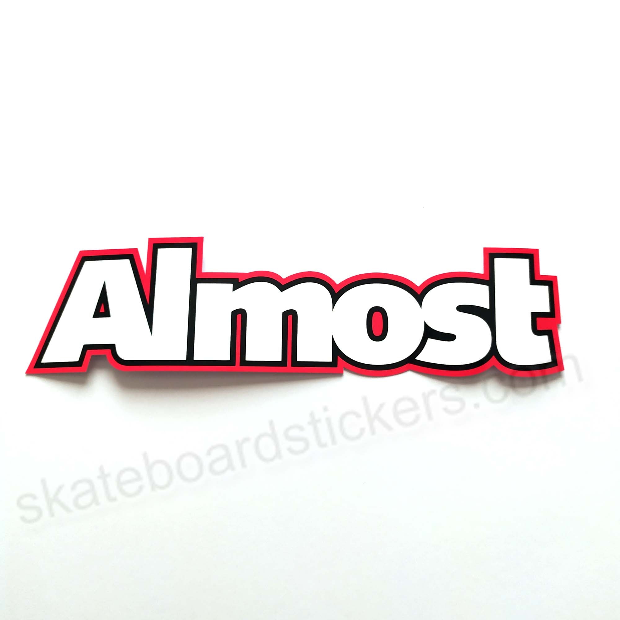 Almost Skateboards "Classic Logo" Skateboard Sticker - SkateboardStickers.com