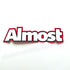 Almost Skateboards "Classic Logo" Skateboard Sticker - SkateboardStickers.com