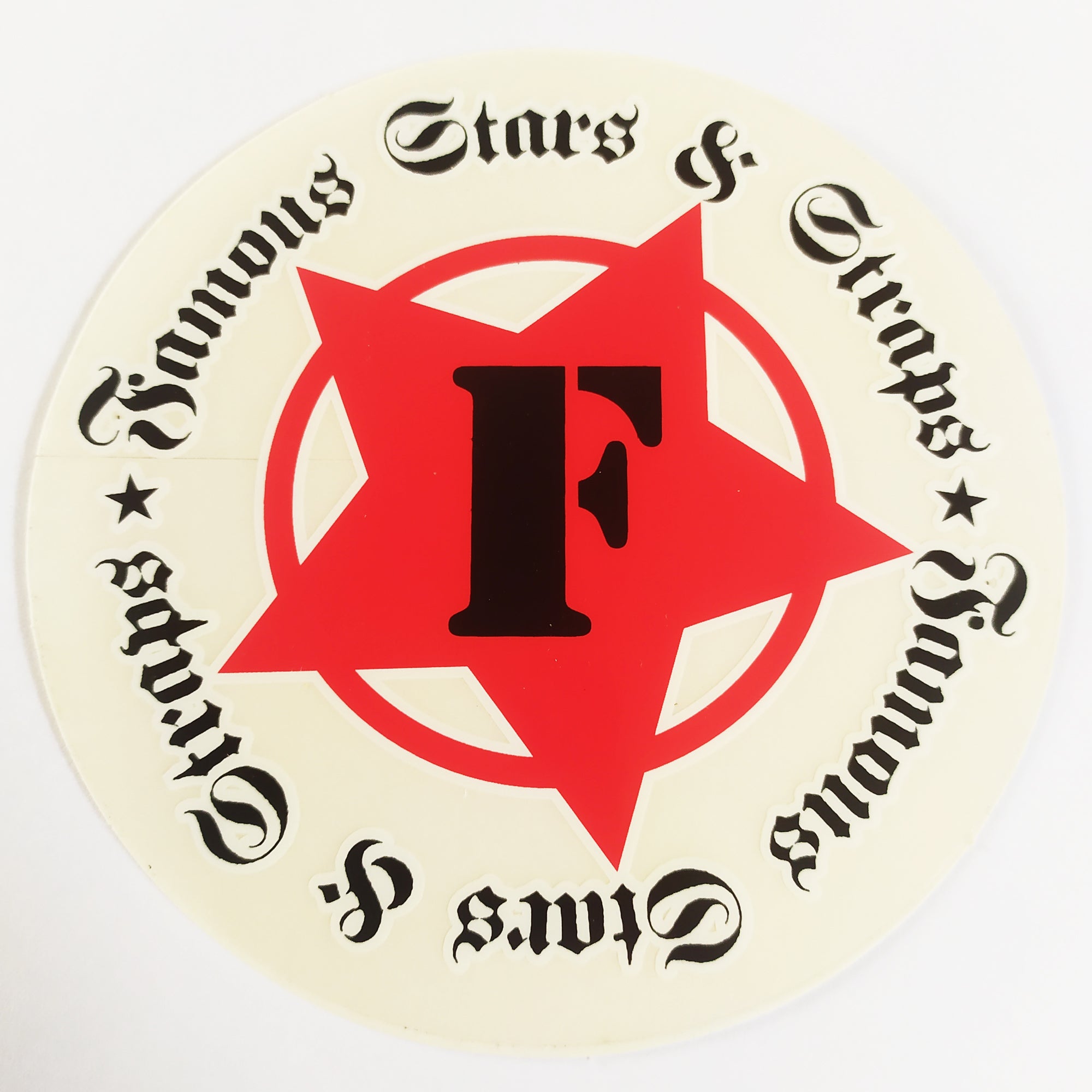 Famous Stars and Straps Skateboard Sticker - SkateboardStickers.com