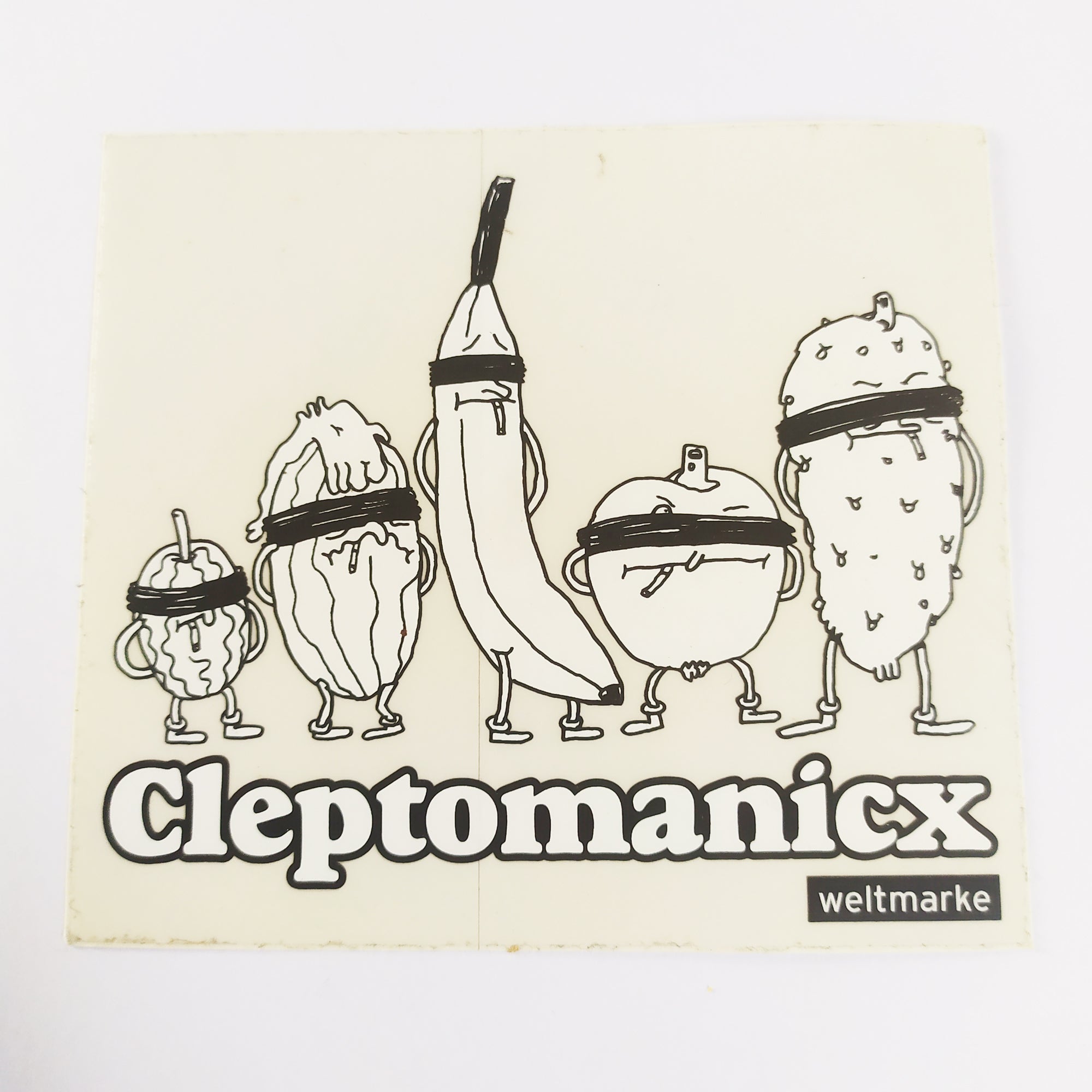 Cleptomanicx Old School Skate Sticker - SkateboardStickers.com