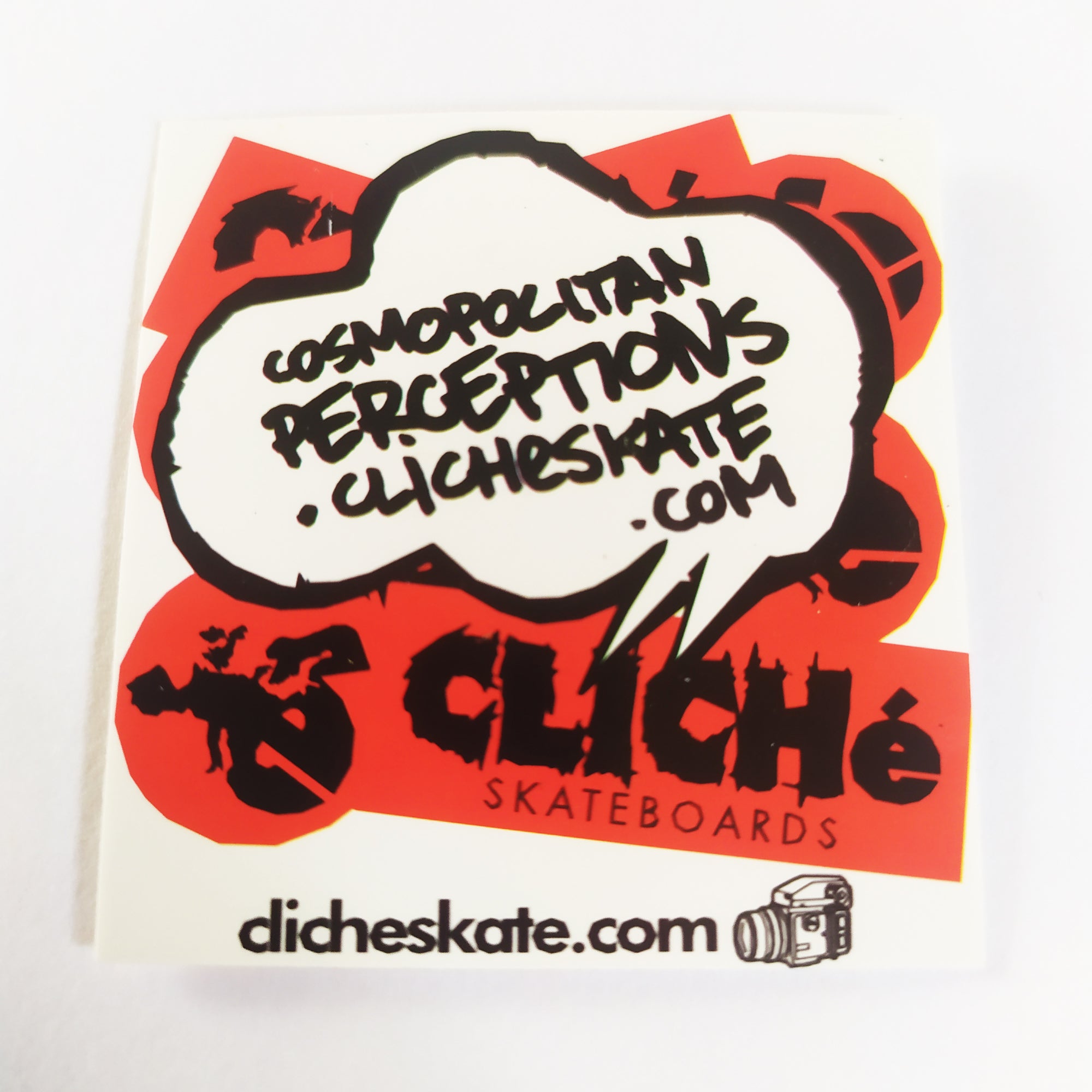Cliche Skateboards Sticker - SkateboardStickers.com