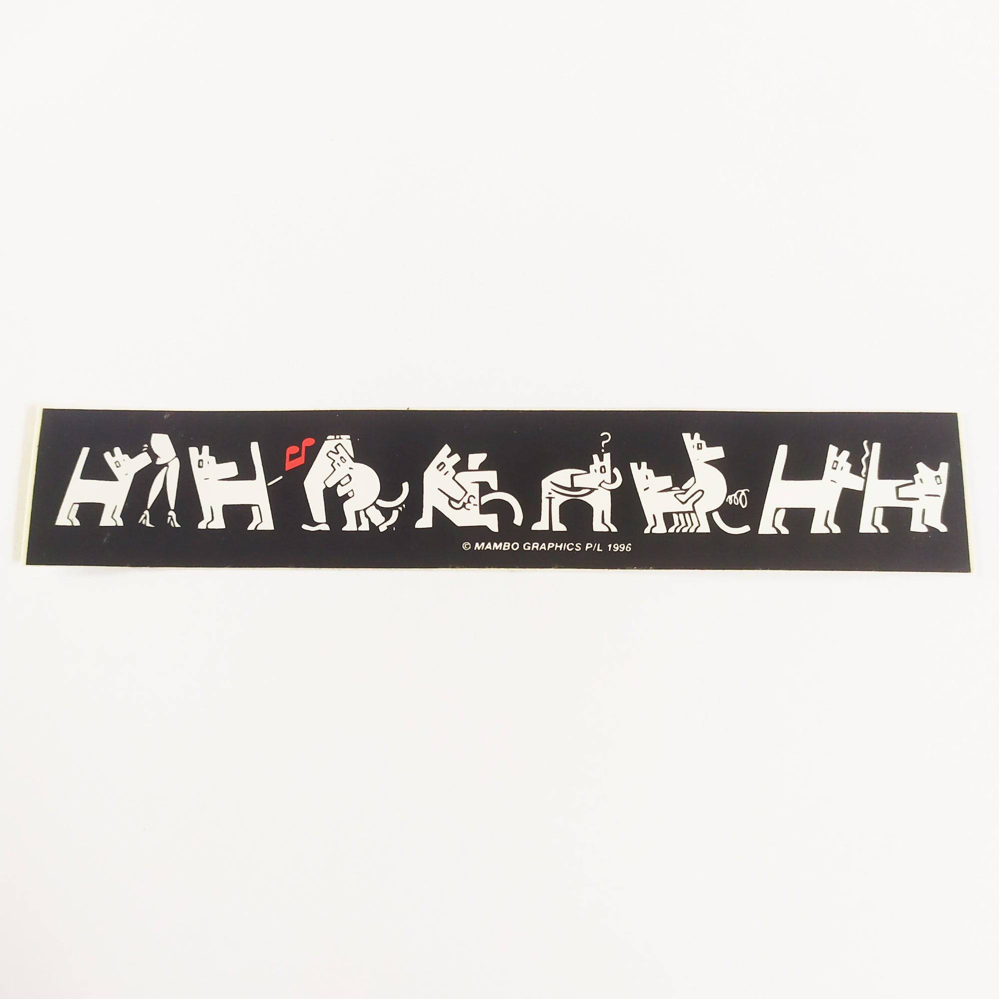 Mambo Old School Skate / Surf Sticker (1996) - SkateboardStickers.com