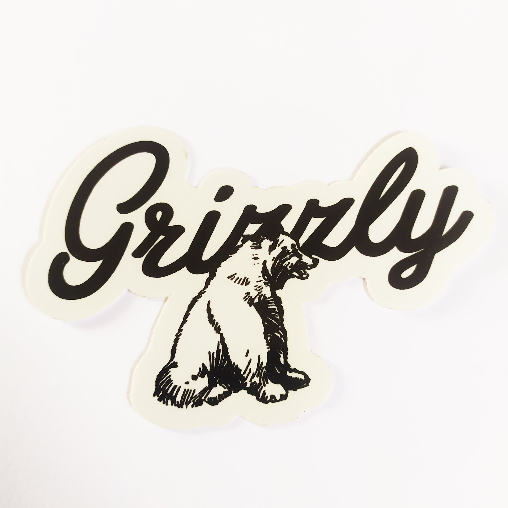 Grizzly Griptape Skateboard Sticker - SkateboardStickers.com