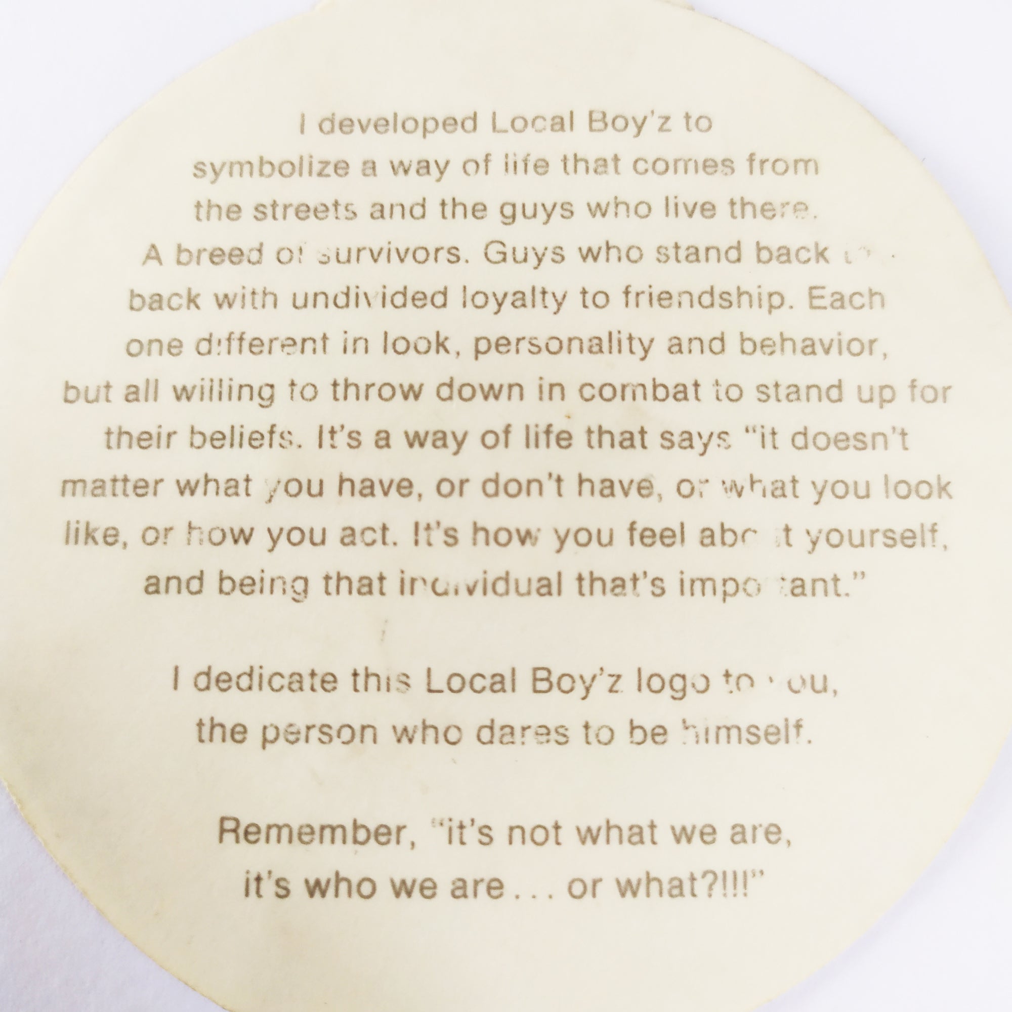 Local Boy'z Old School Skate Sticker - SkateboardStickers.com