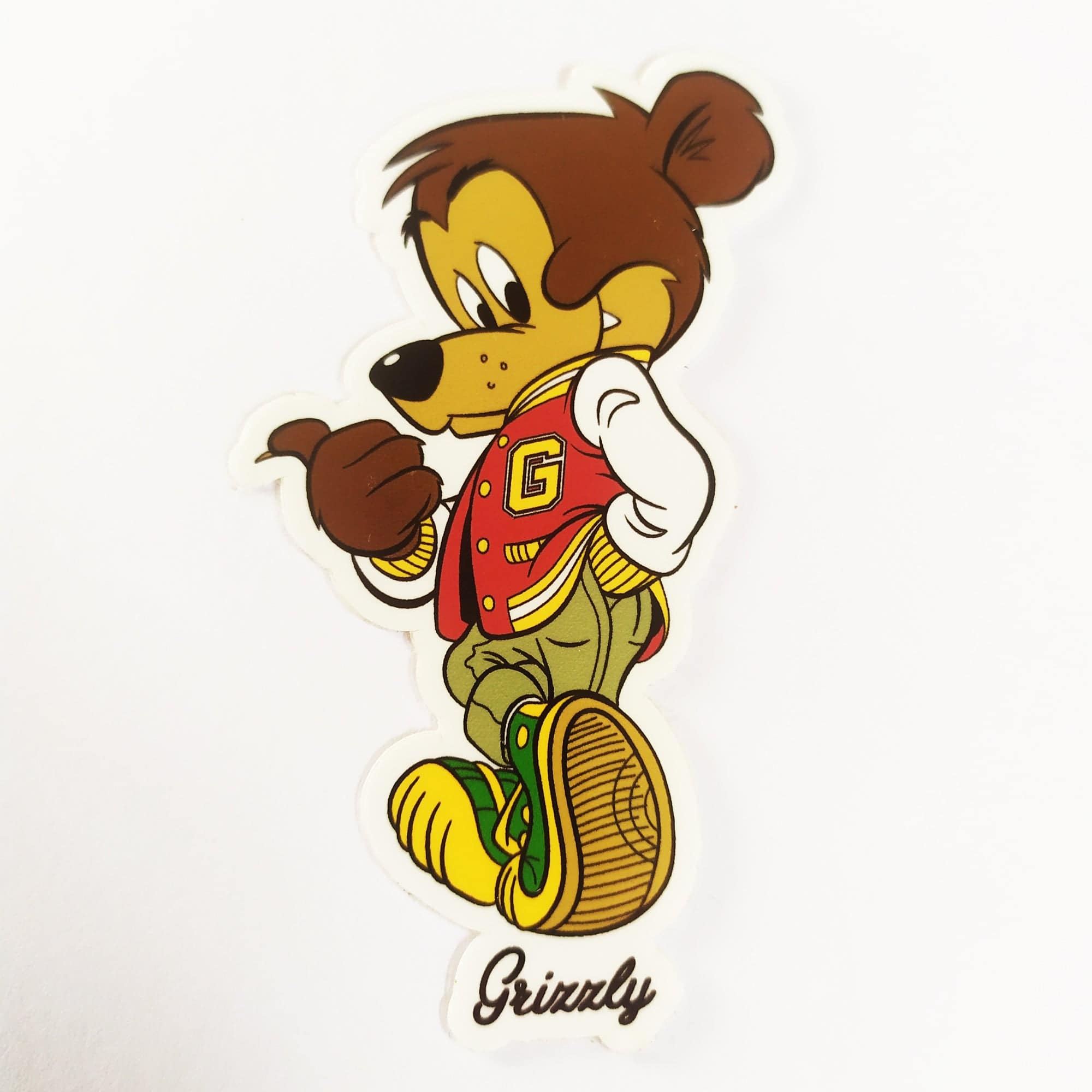 Grizzly Griptape Skateboard Sticker - SkateboardStickers.com