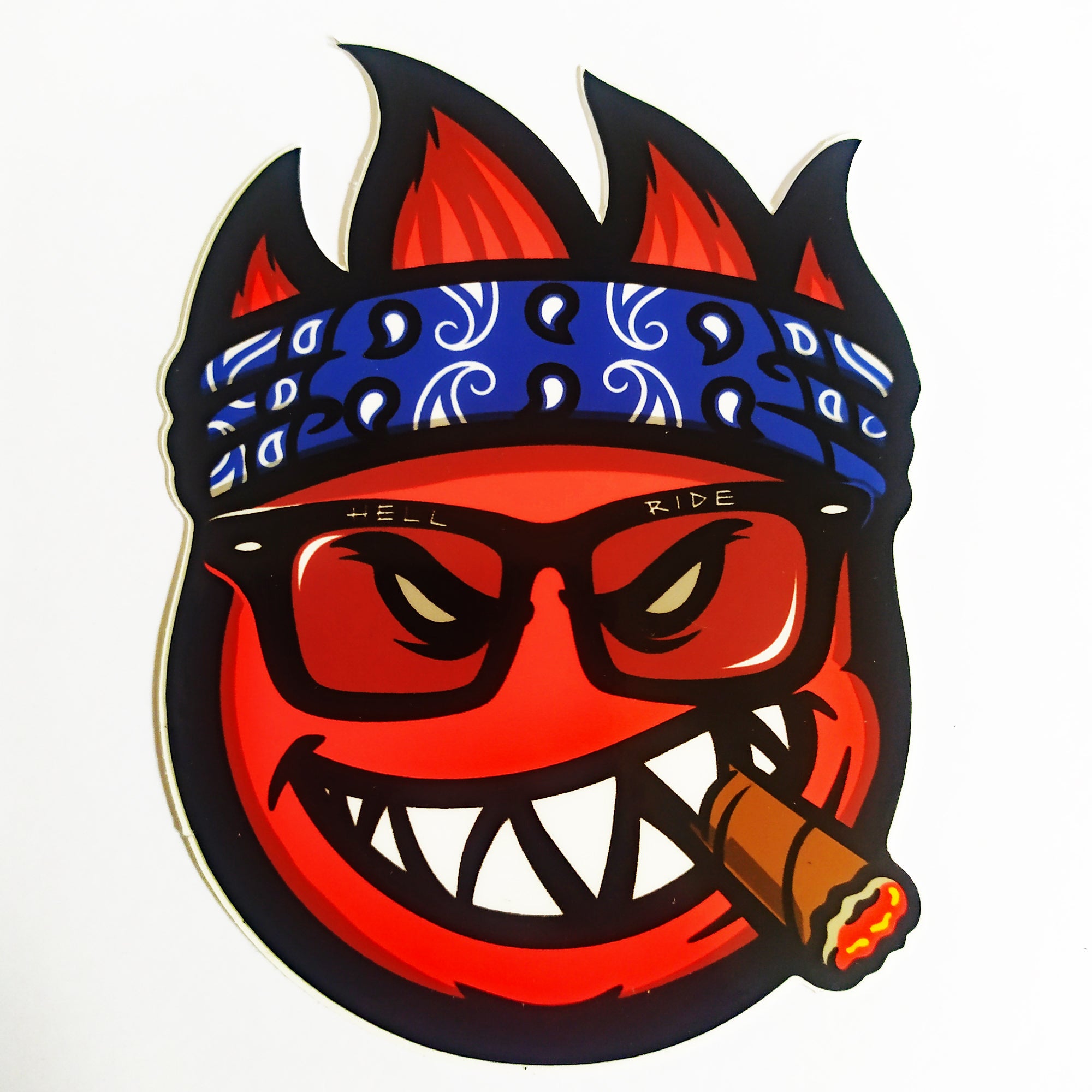 Thrasher Magazine X Spitfire Wheels Skate Sticker