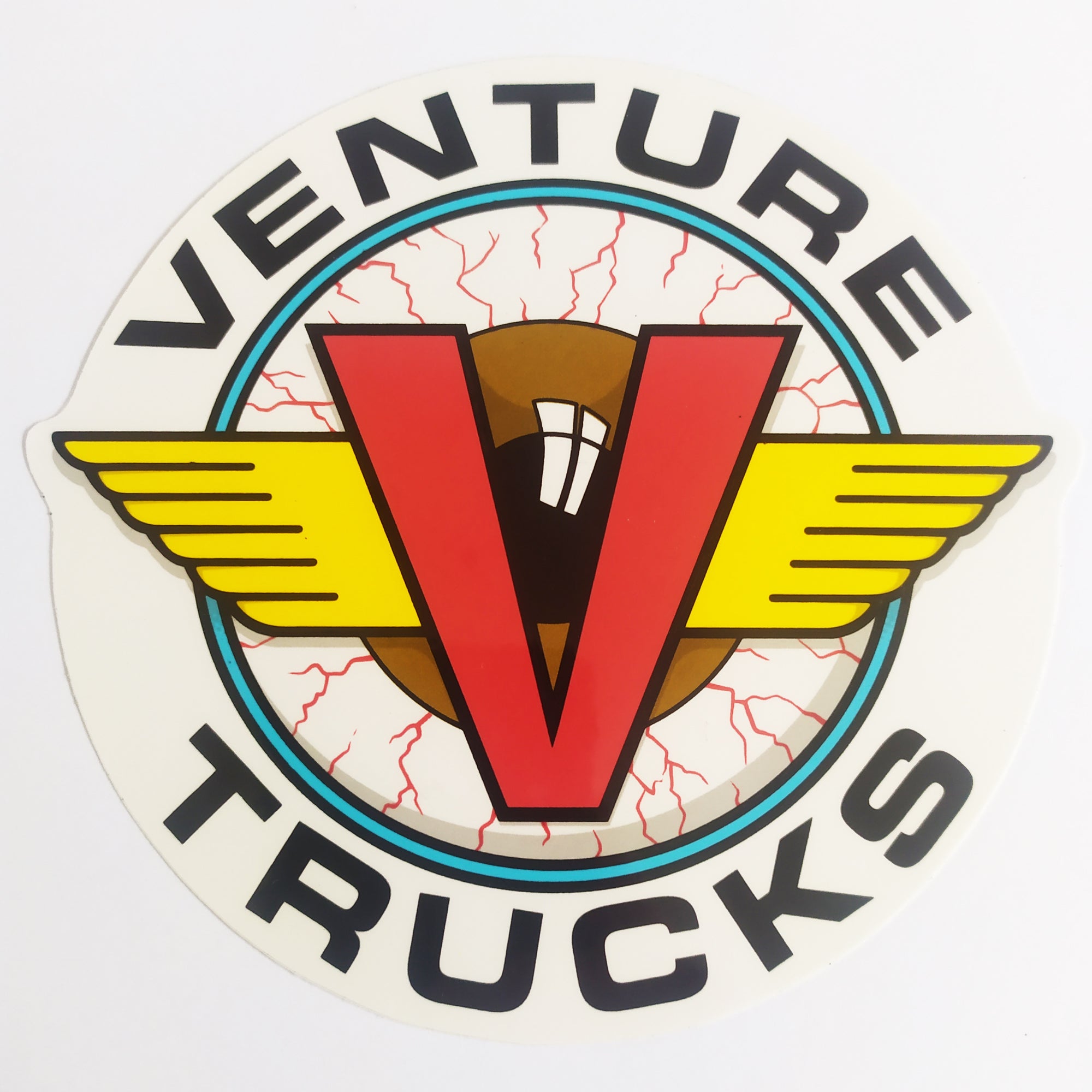 Venture Trucks - Bloodshot Skateboard Sticker - 10.5 cm