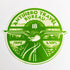 Antihero Skate Sticker - Travel Bureau - Green