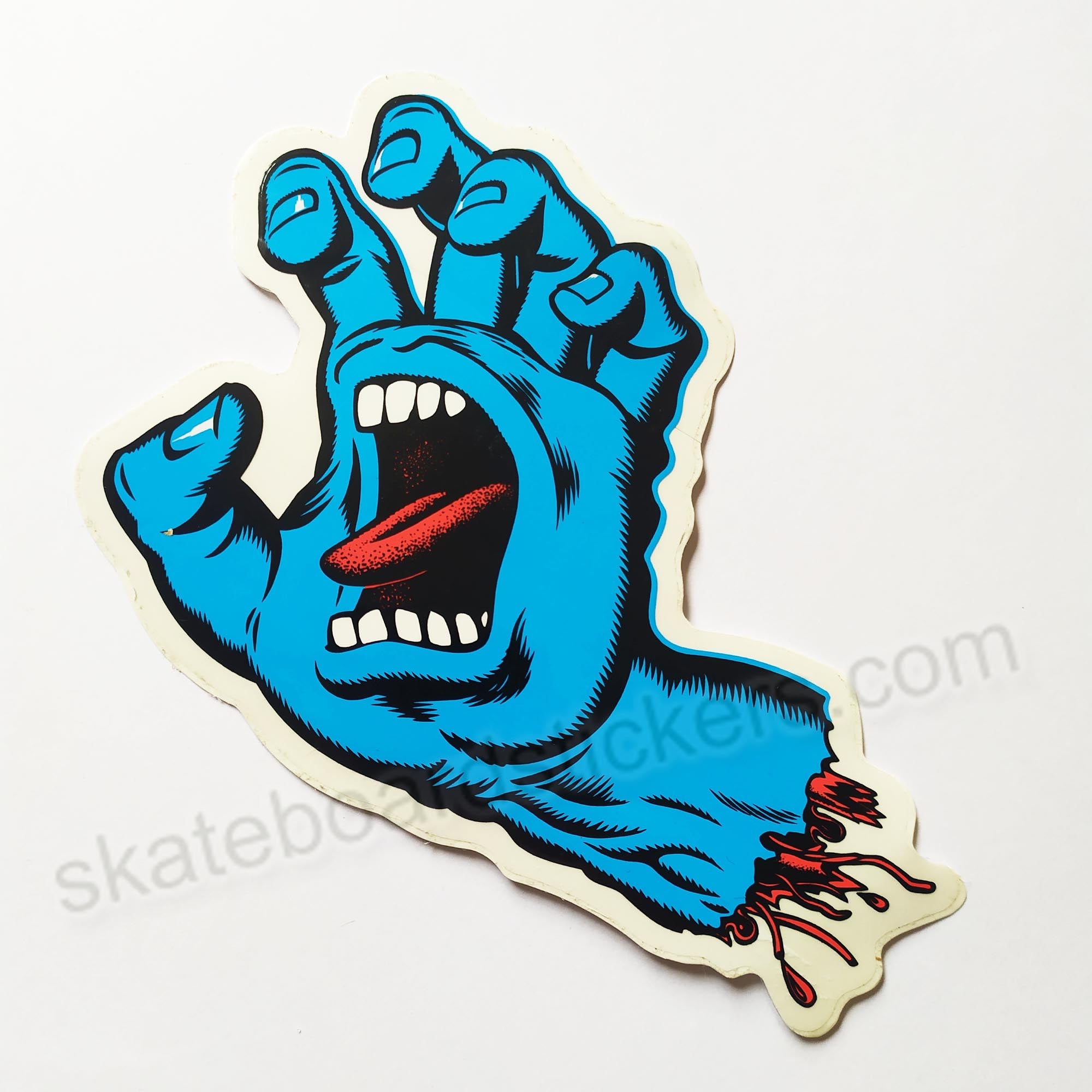 Santa Cruz Screaming Hand Skateboard Sticker - 15cm - SkateboardStickers.com