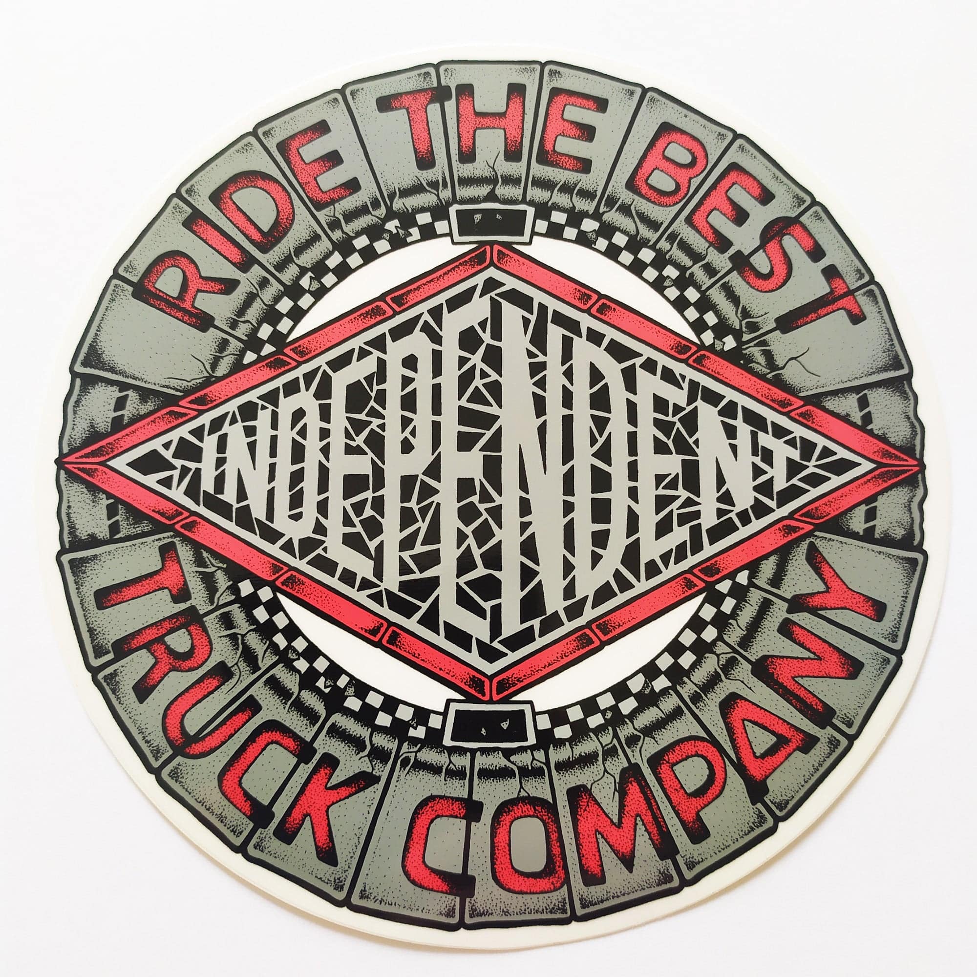 Independent Trucks Skateboard Sticker "Mako Tile" - SkateboardStickers.com