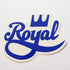 Royal Trucks Skateboard Sticker, Blue, 17cm - SkateboardStickers.com