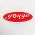 Gouge Skate Sticker - SkateboardStickers.com
