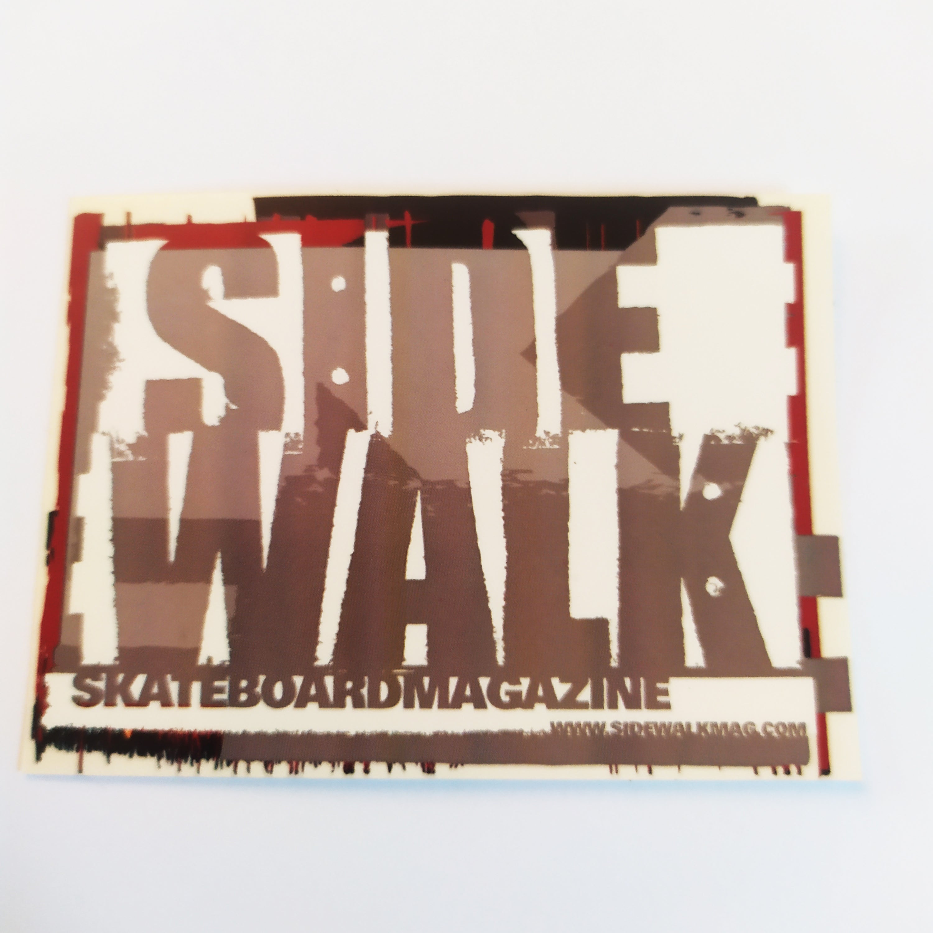 Sidewalk Skateboard Magazine Skate Sticker - SkateboardStickers.com