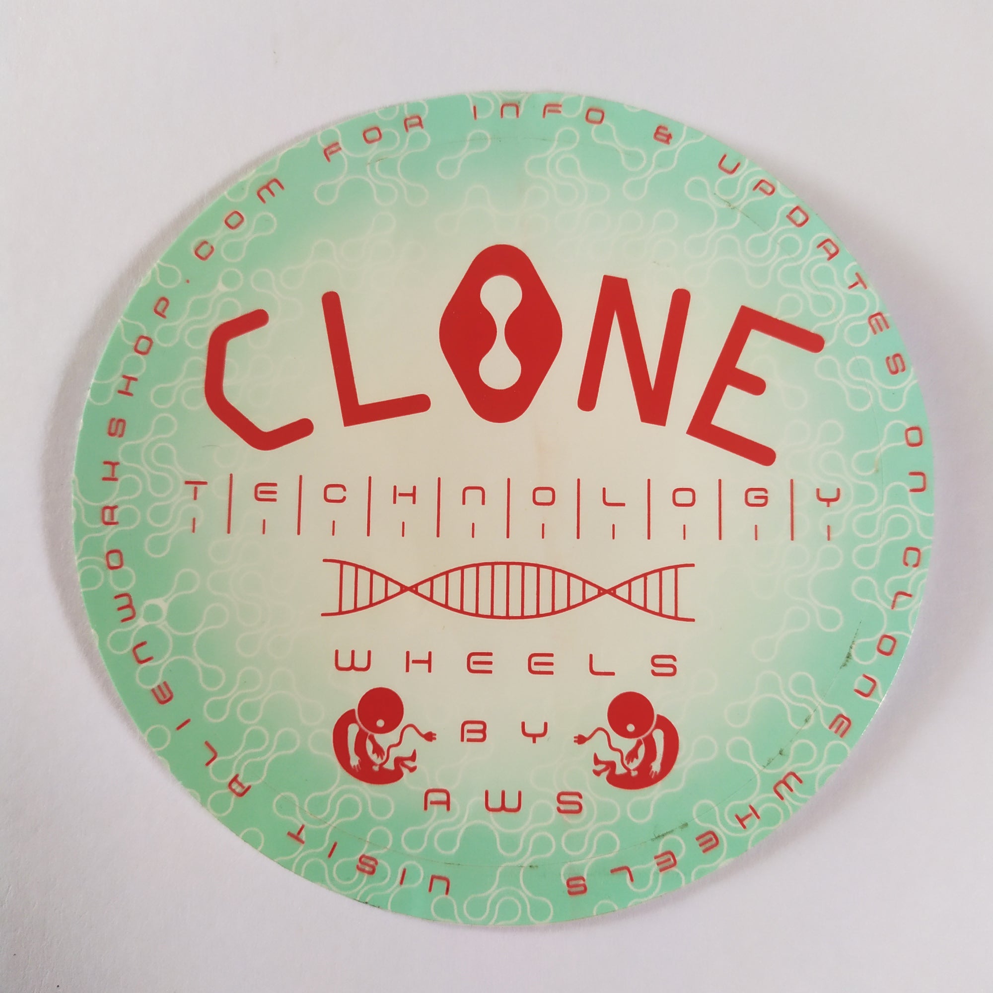 Alien Workshop Clone Technology Wheel Skate Sticker